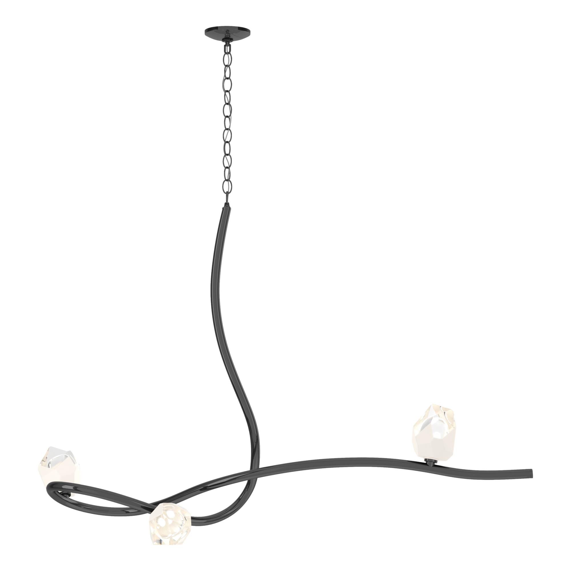 Glacier 44 Inch 3 Light Multi Light Pendant by Hubbardton Forge