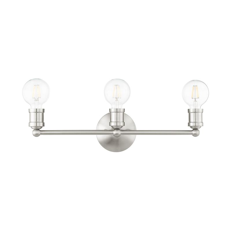 Lansdale 20 Inch 3 Light Bath Vanity Light by Livex Lighting