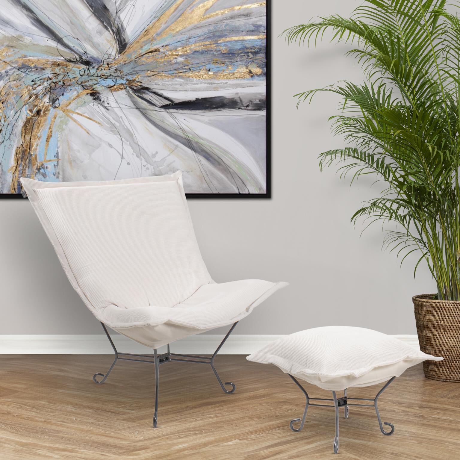 The Pana Puff Ottoman by Howard Elliott Collection