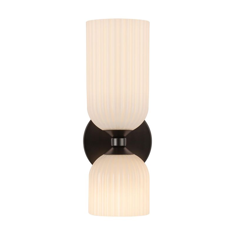 Nelly 12 Inch 2 Light Bath Vanity Light by Alora Mood