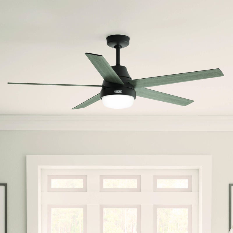 Aerodyne 60 Inch Ceiling Fan with Light Kit by Hunter Fan