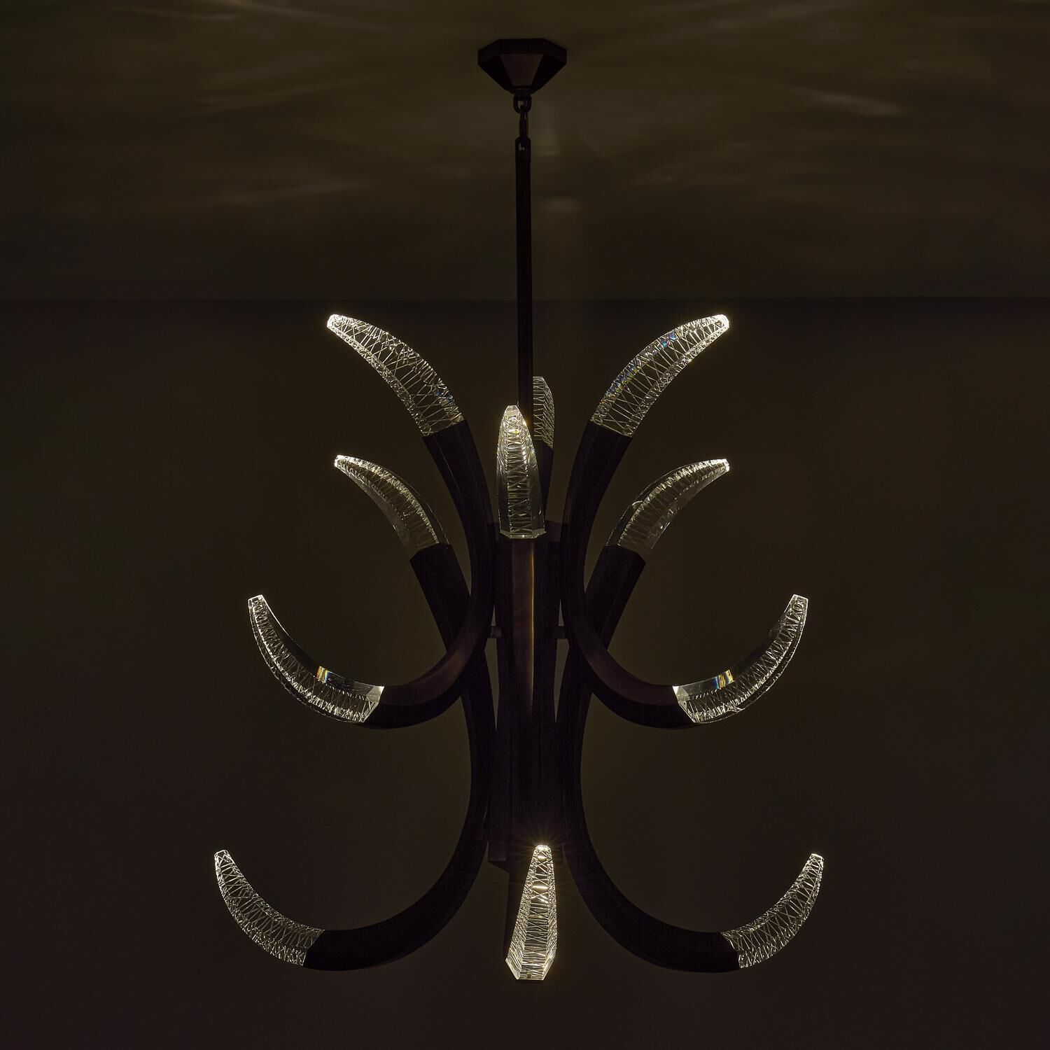 Shown in Vintage Bronze finish and Firenze Clear crystal