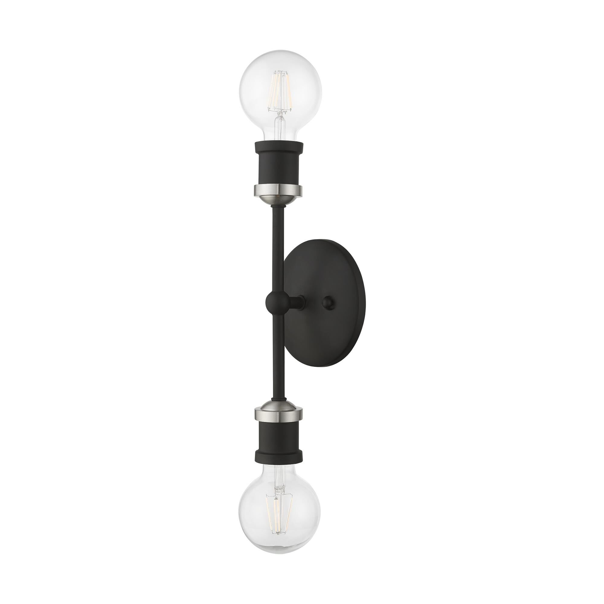 Shown in Black with Brushed Nickel Accents finish