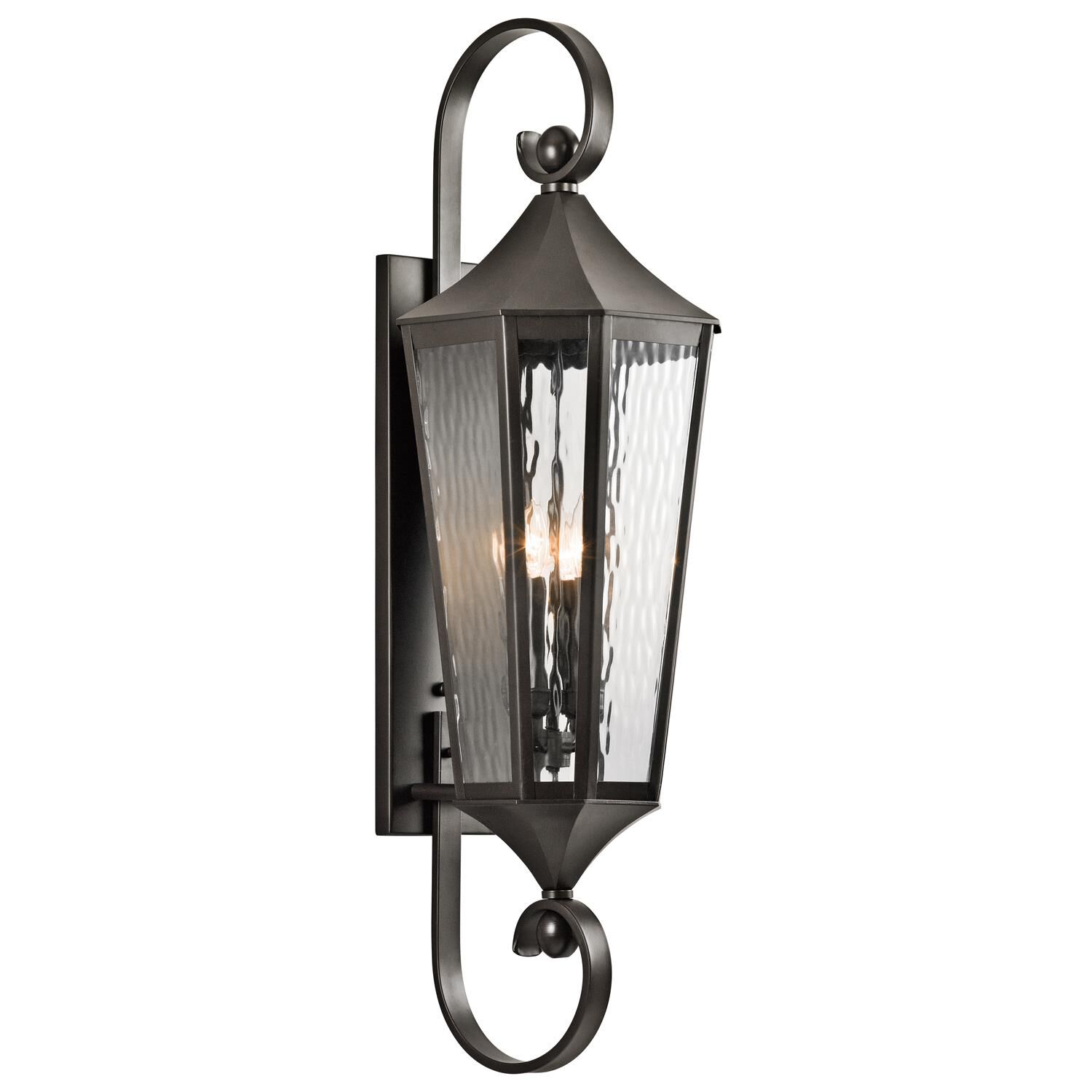 Rochdale 39 Inch Tall 4 Light Outdoor Wall Light by Kichler Lighting