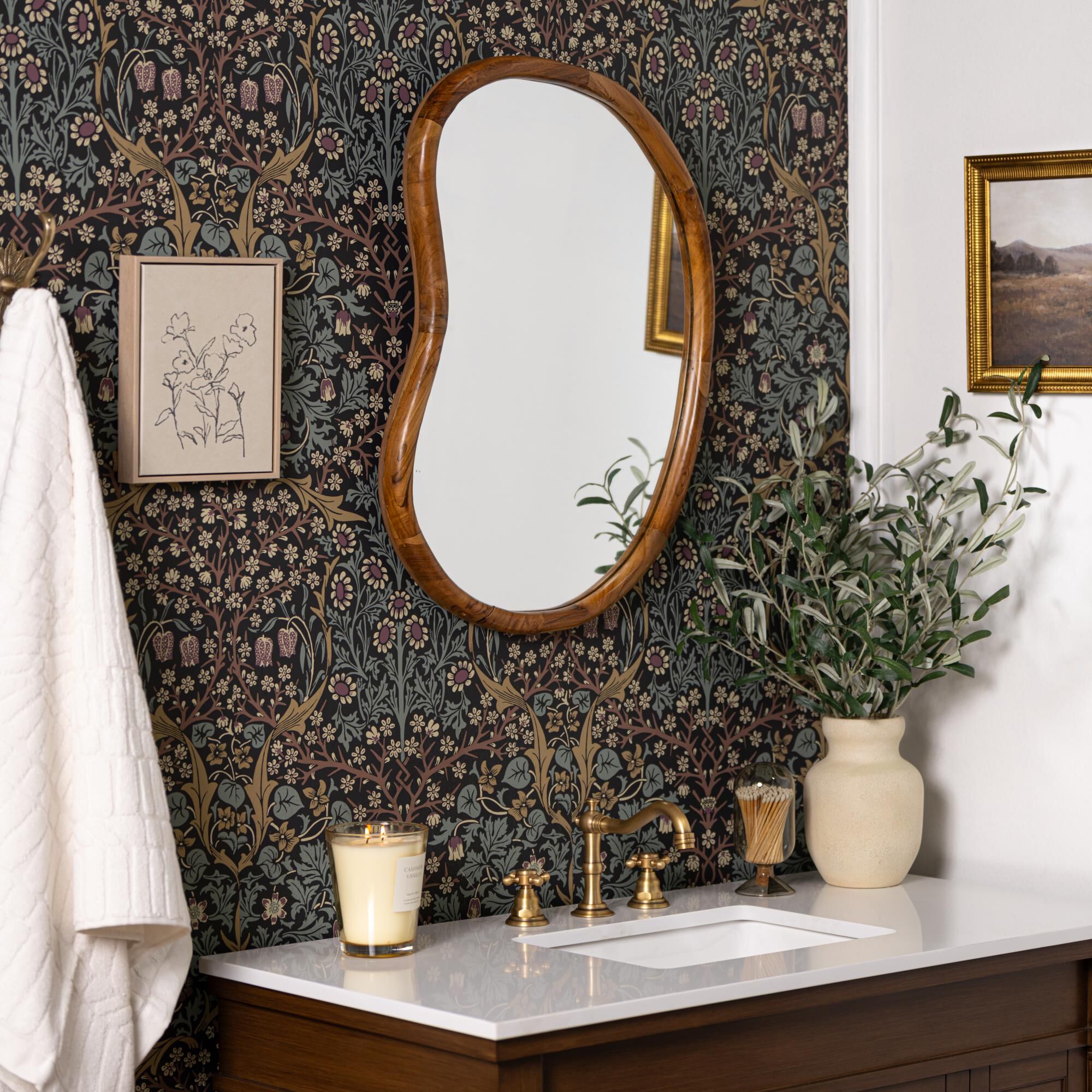 Tara 28 Inch Decorative Mirror by Cooper Classics