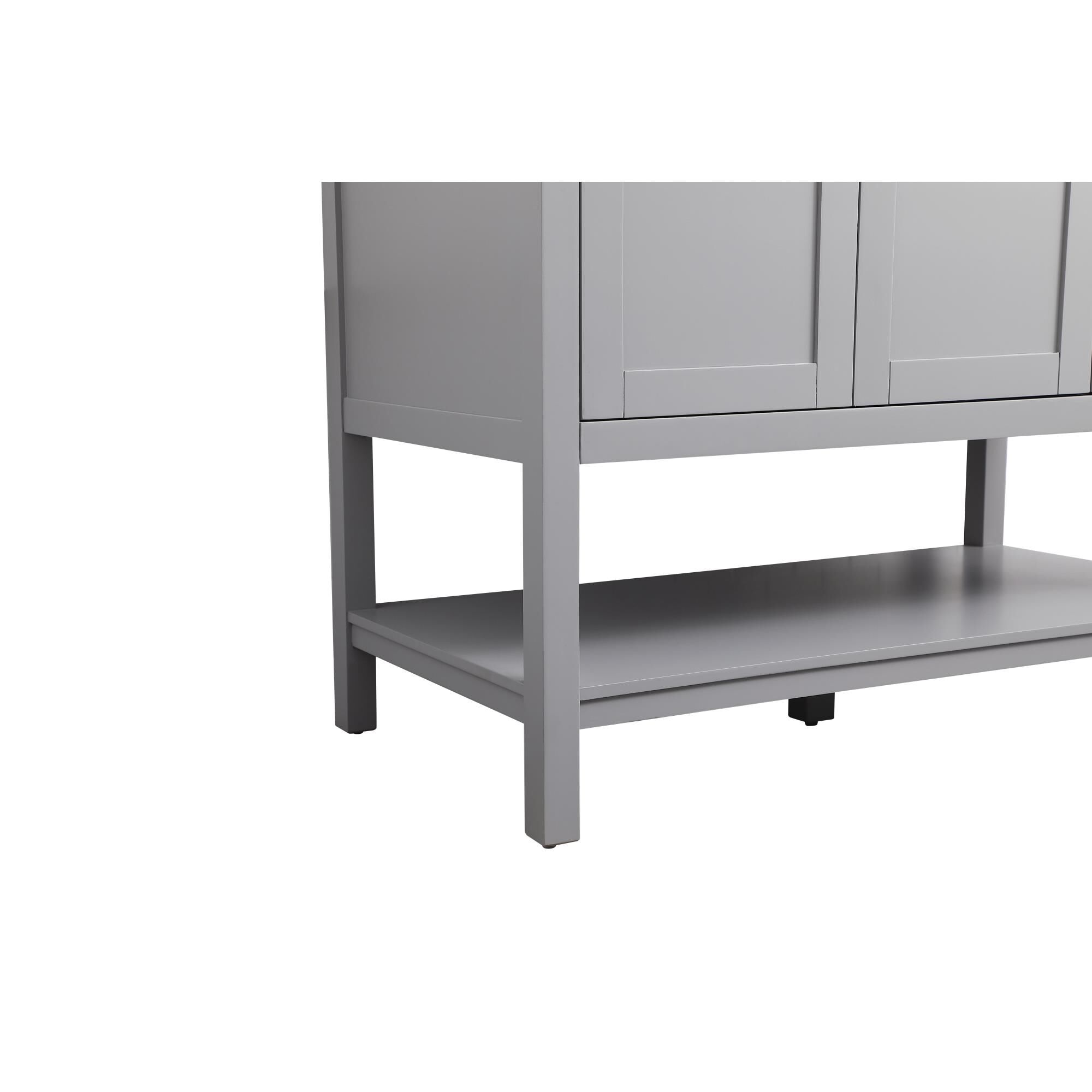 Shown in Grey finish