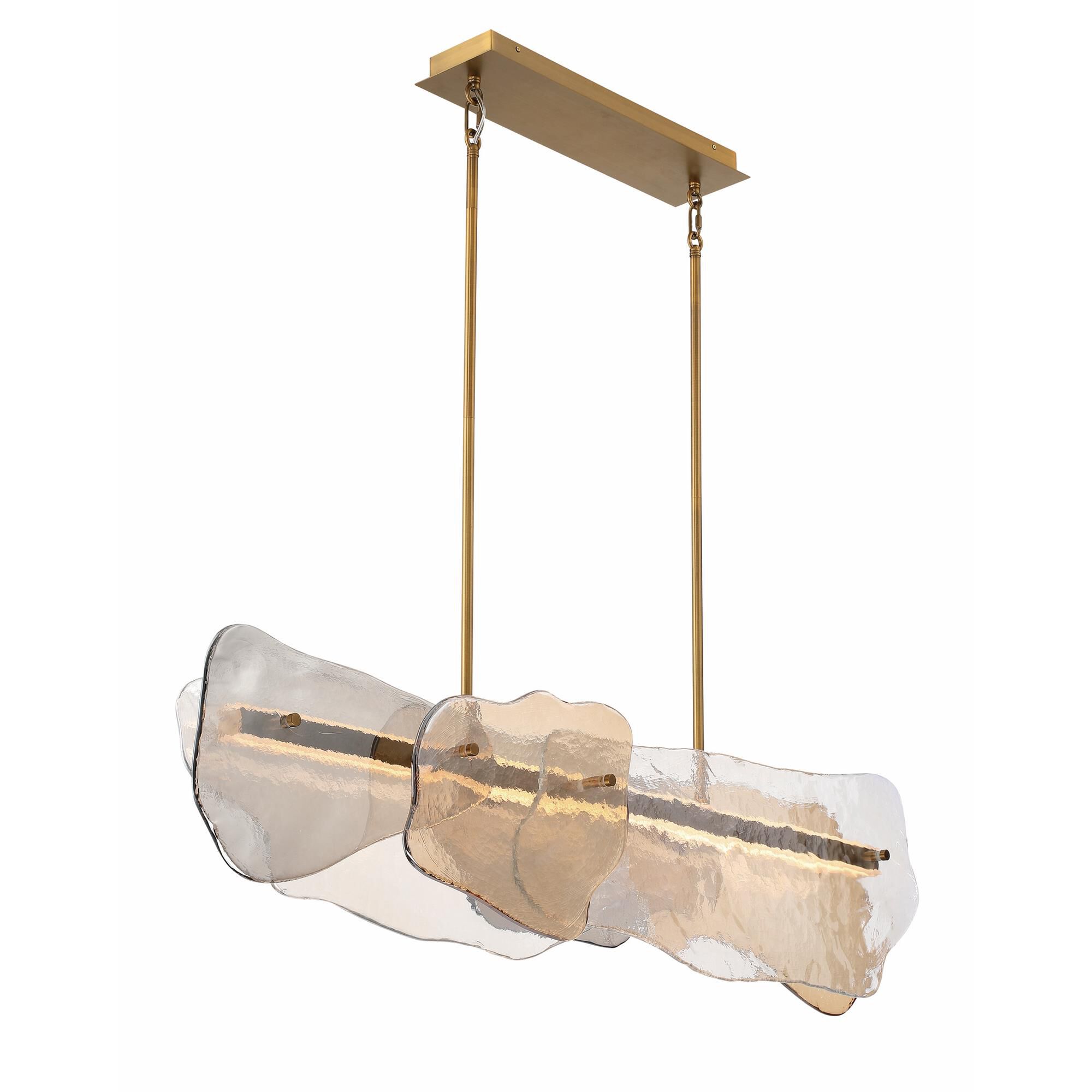 Grotto Large Linear Chandelier,