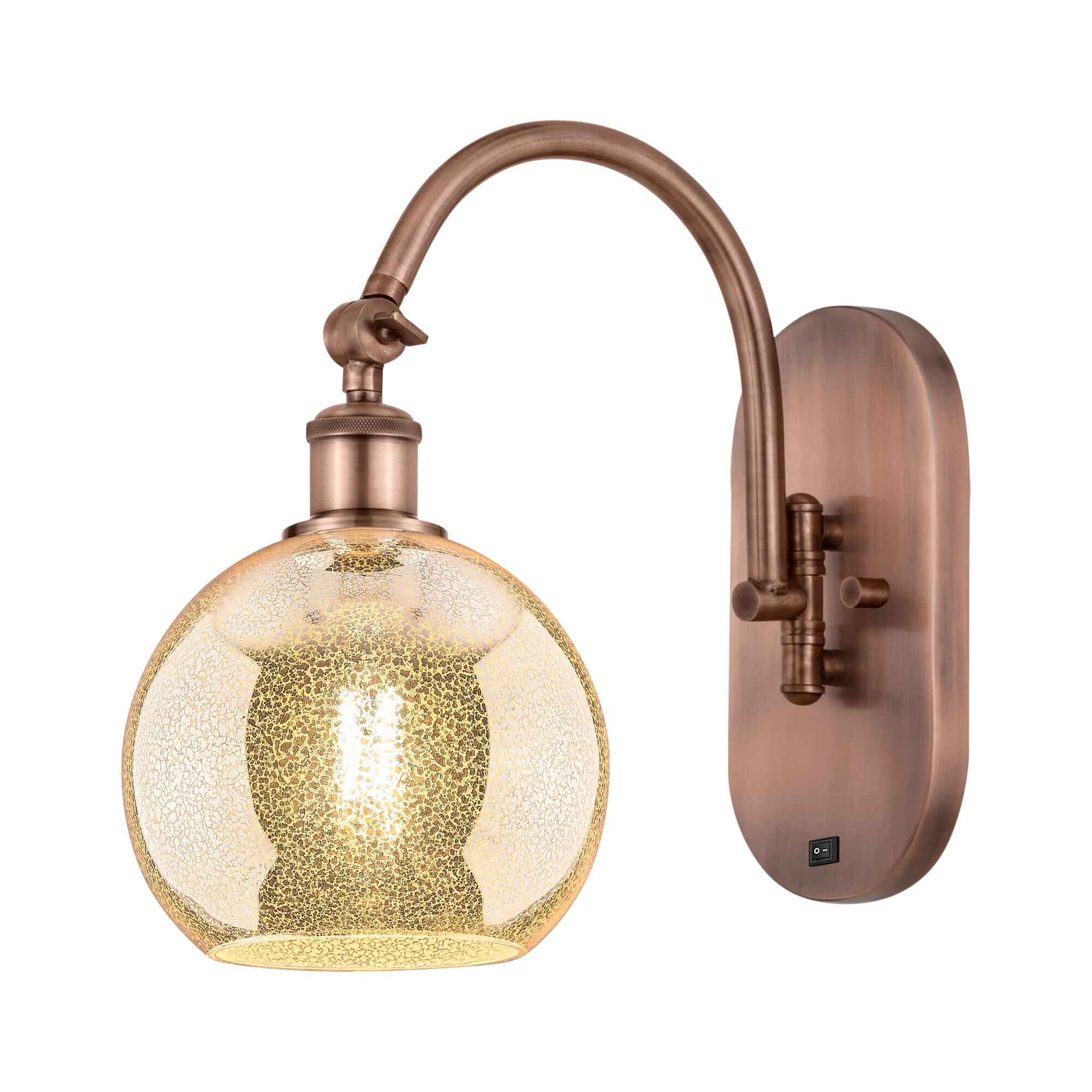 Bruno Marashlian Athens 8 Inch Wall Swing Lamp by Innovations Lighting