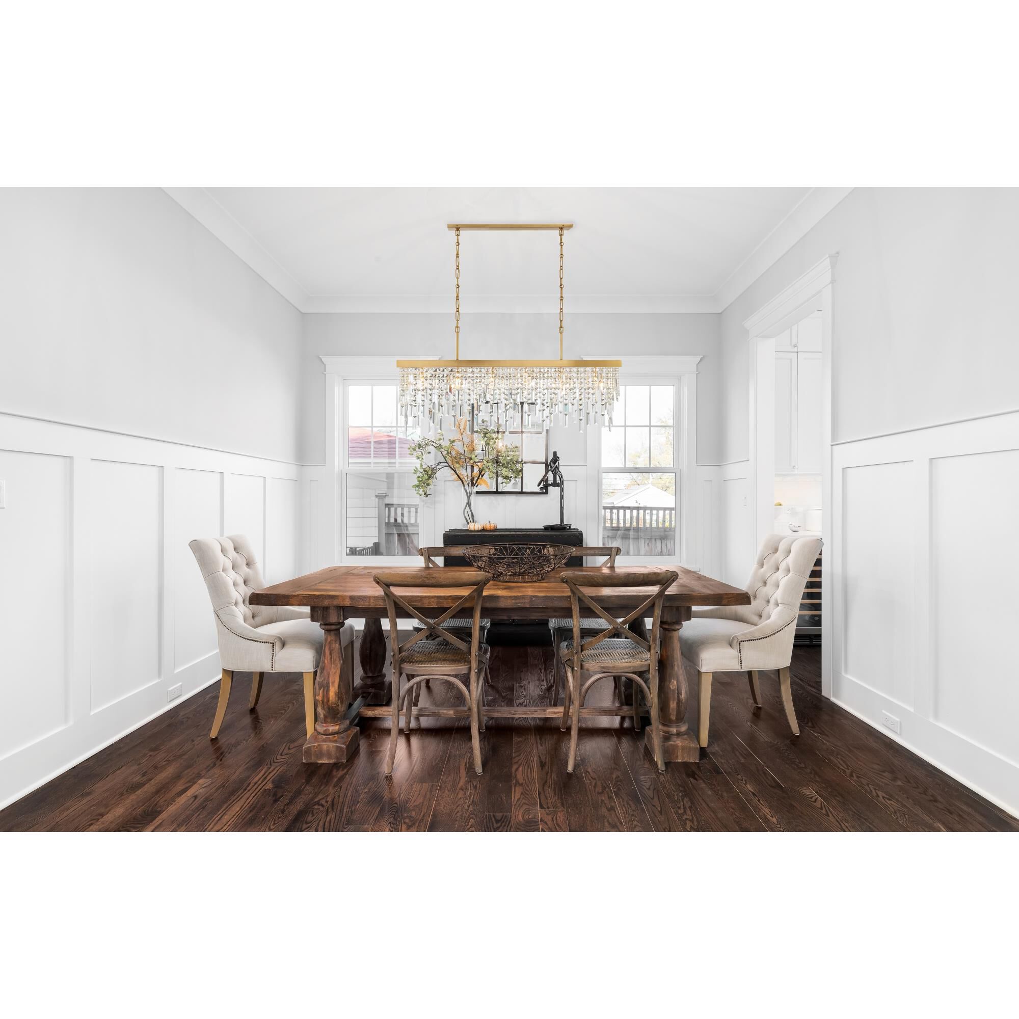 Winham 49 Inch 6 Light Linear Suspension Light by Crystorama