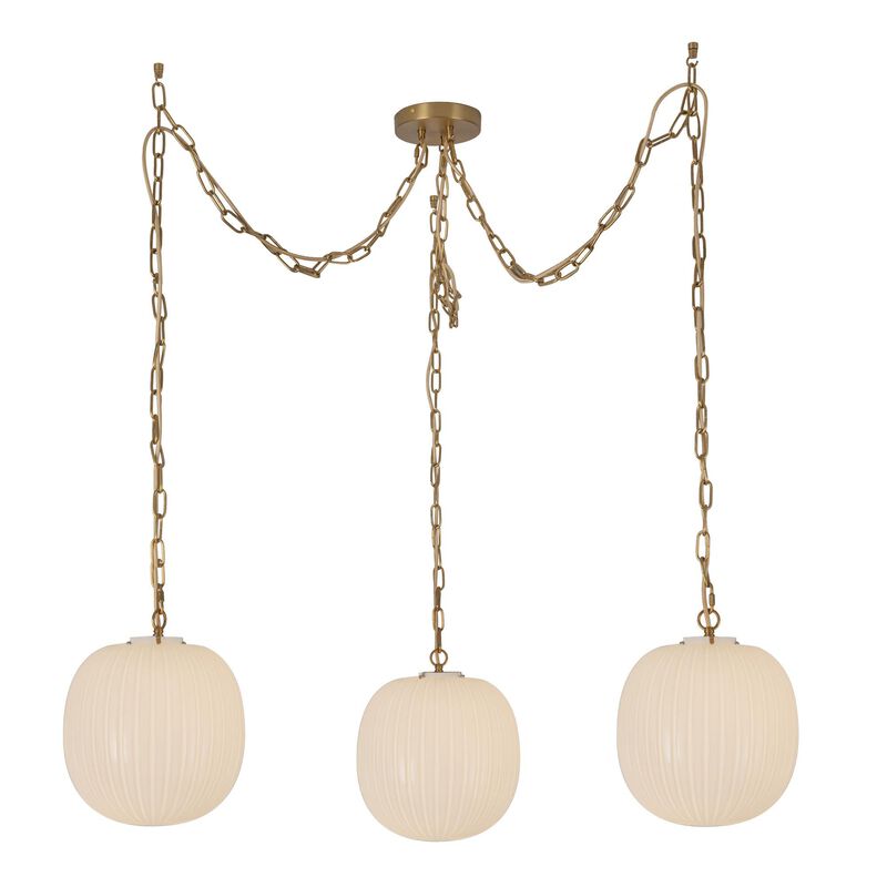 Peyton Fox Cherise 12 Inch 3 Light Multi Light Pendant by Alora Mood