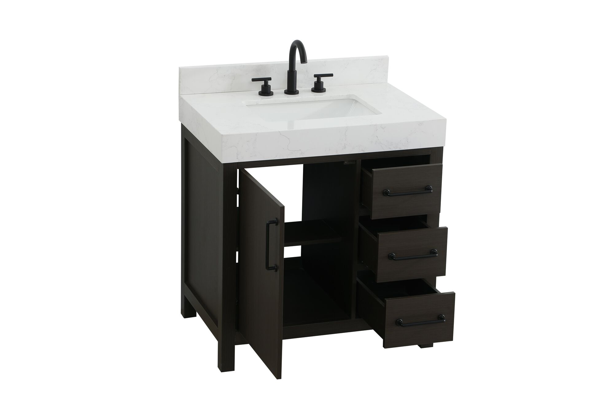 Shown in Mocha Brown finish