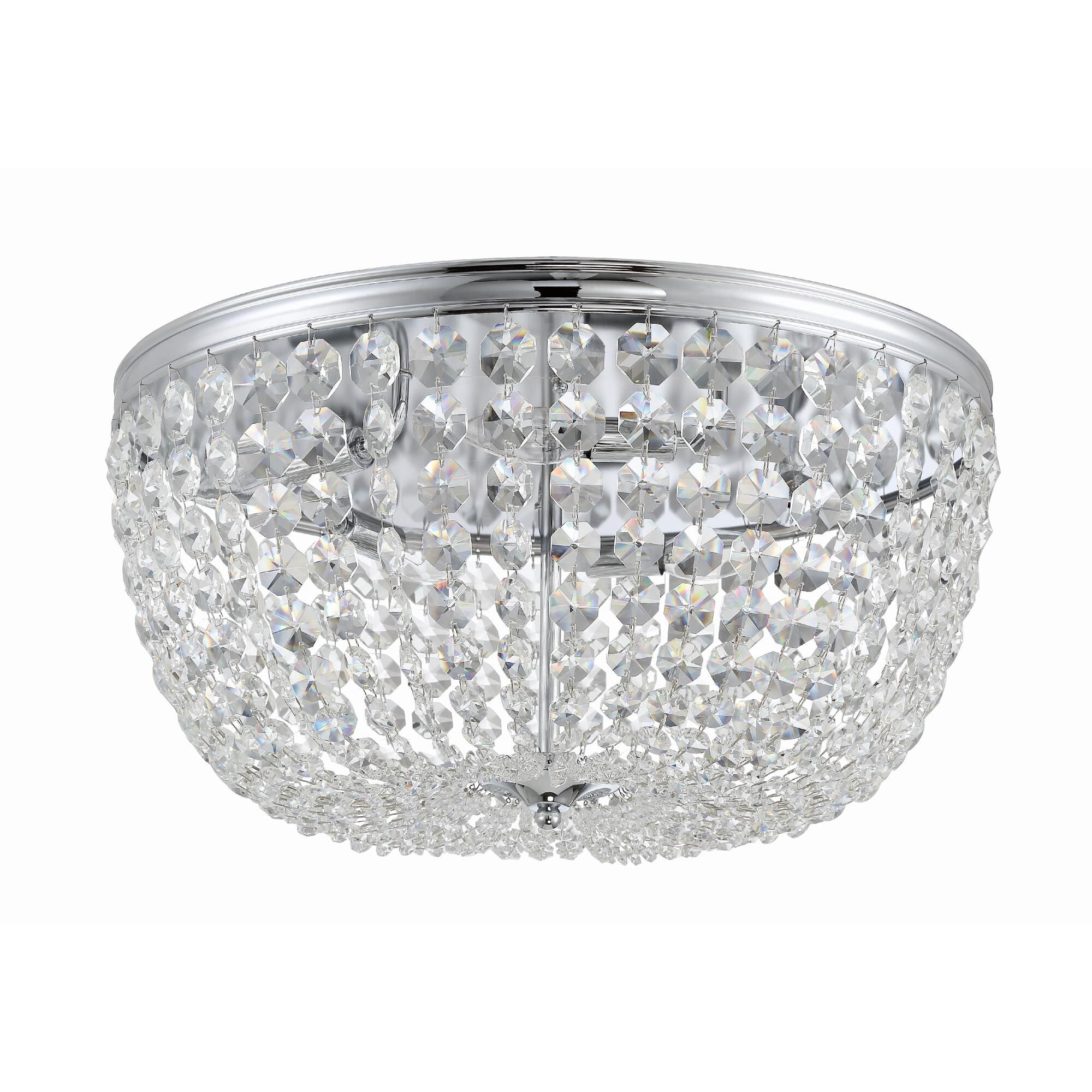 Nola 20 Inch 5 Light Flush Mount by Crystorama