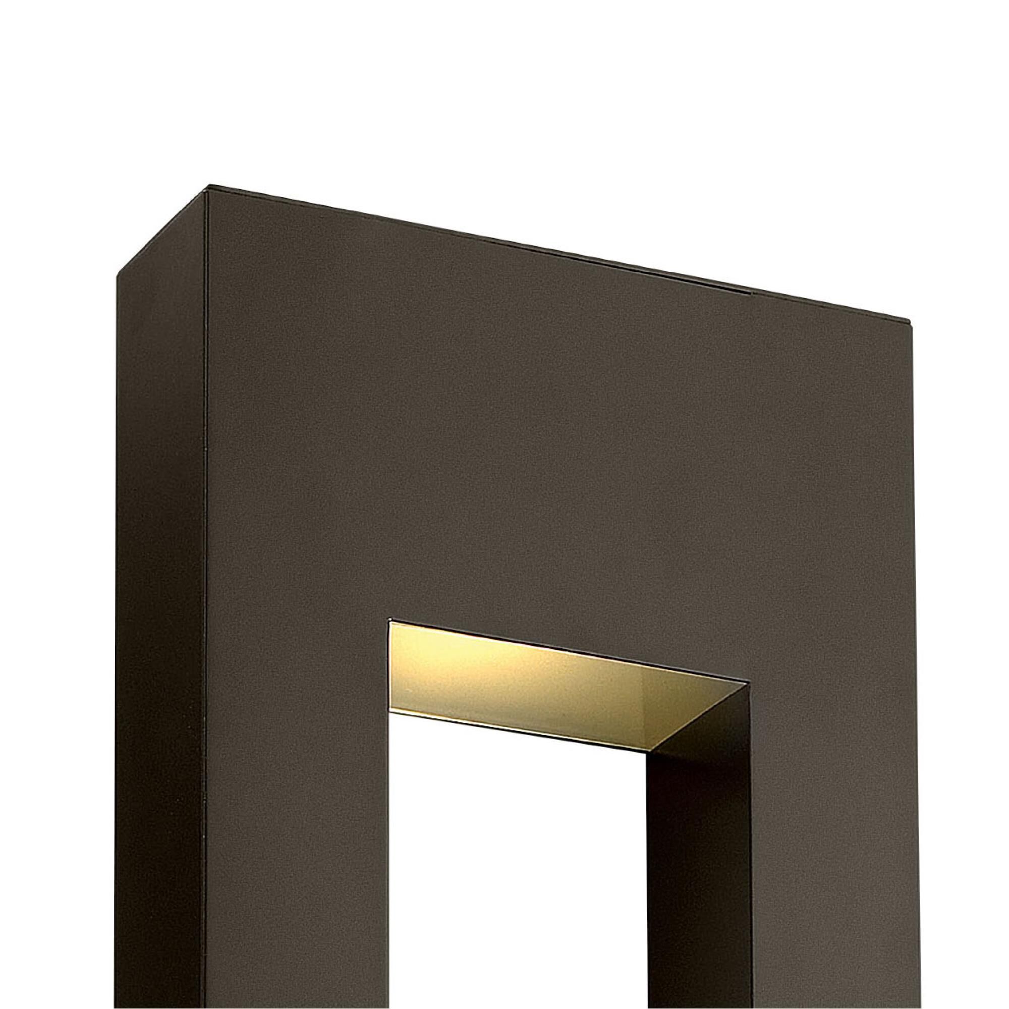 Shown in Bronze finish and Etched Lens glass