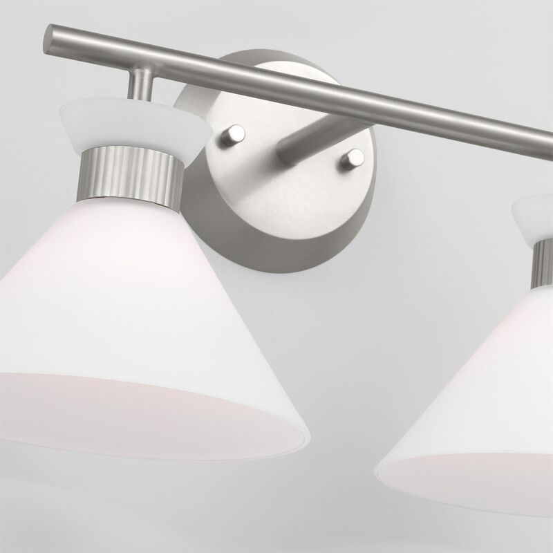 Drew & Jonathan Belcarra 17 Inch 2 Light Bath Vanity Light by Visual Comfort Studio