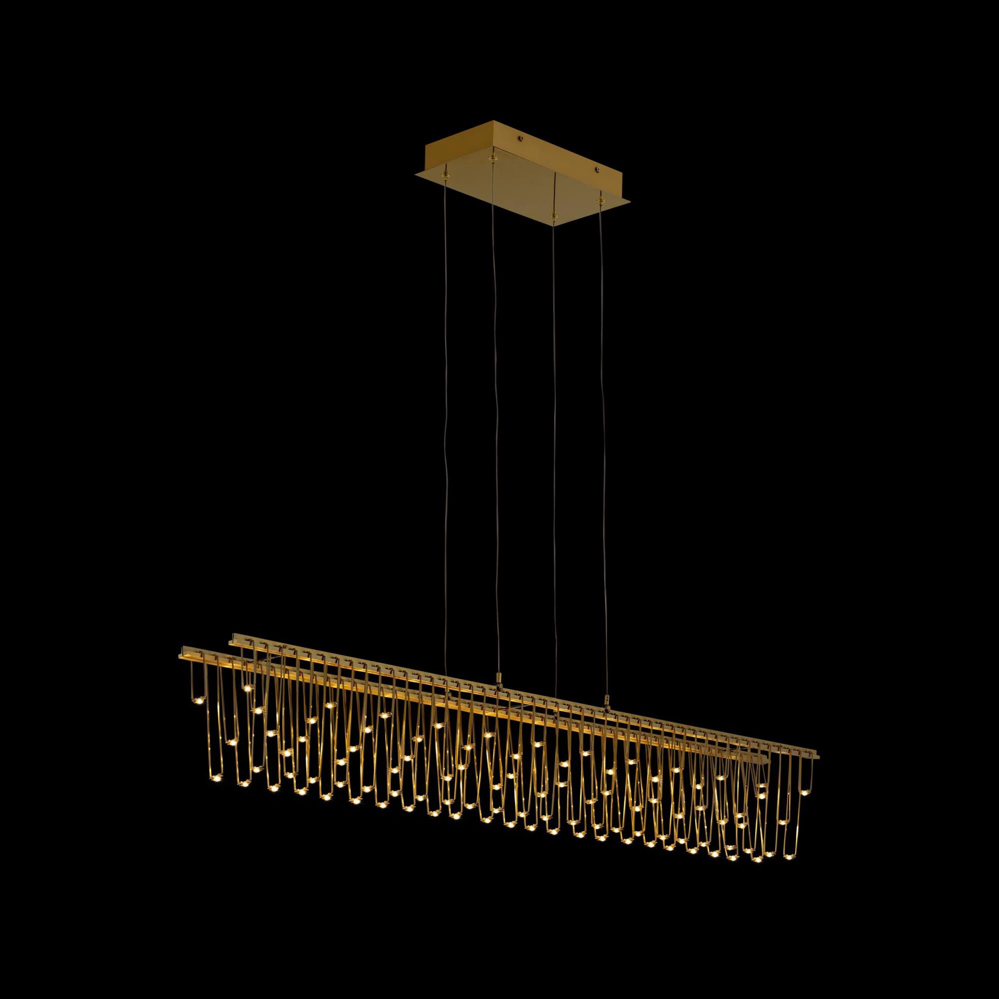 Lucerna 48 Inch Linear Suspension Light by Golden Lighting