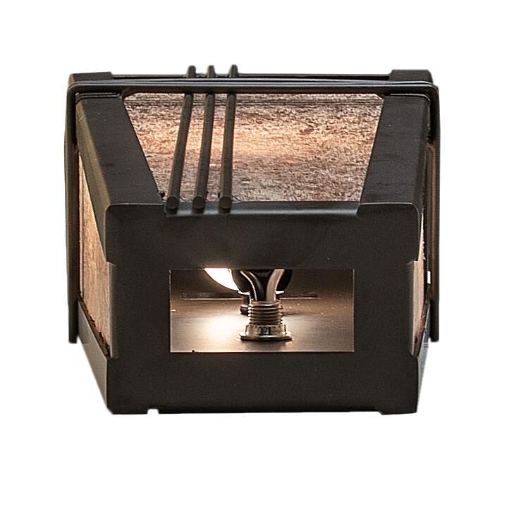 Shown in Craftsman Brown Finish;Oil Rubbed Bronze finish and Silver Mica glass