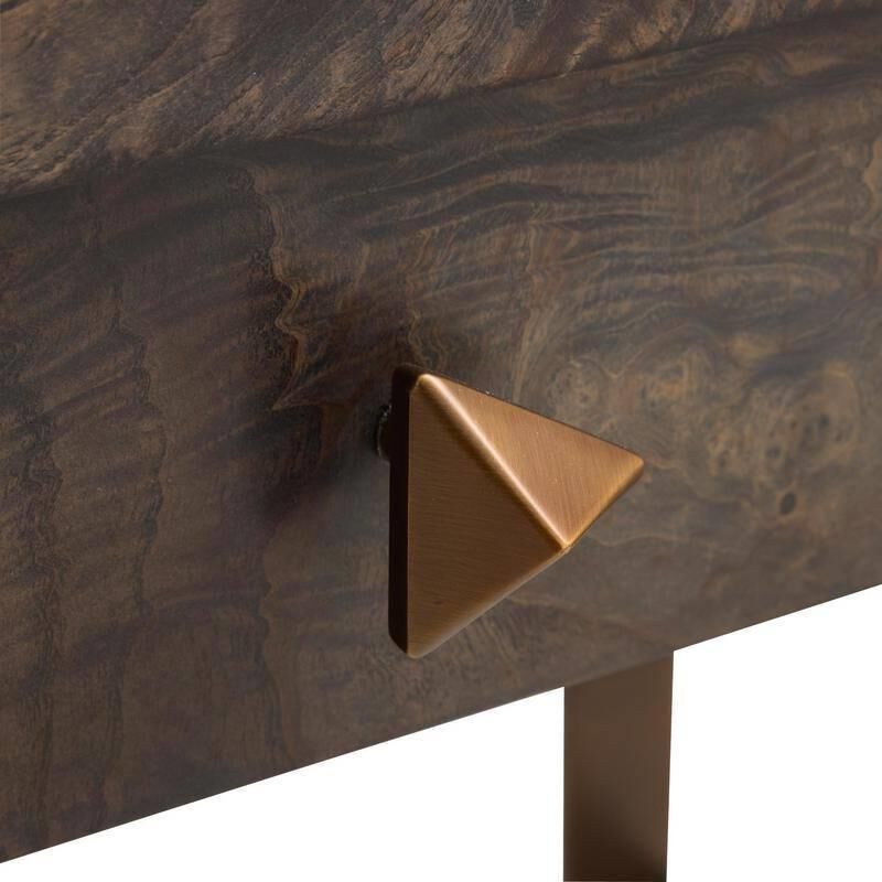 Shown in Truffle Burl finish