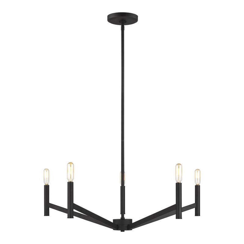Sean Lavin Vector 28 Inch 5 Light Chandelier by Visual Comfort Studio Collection