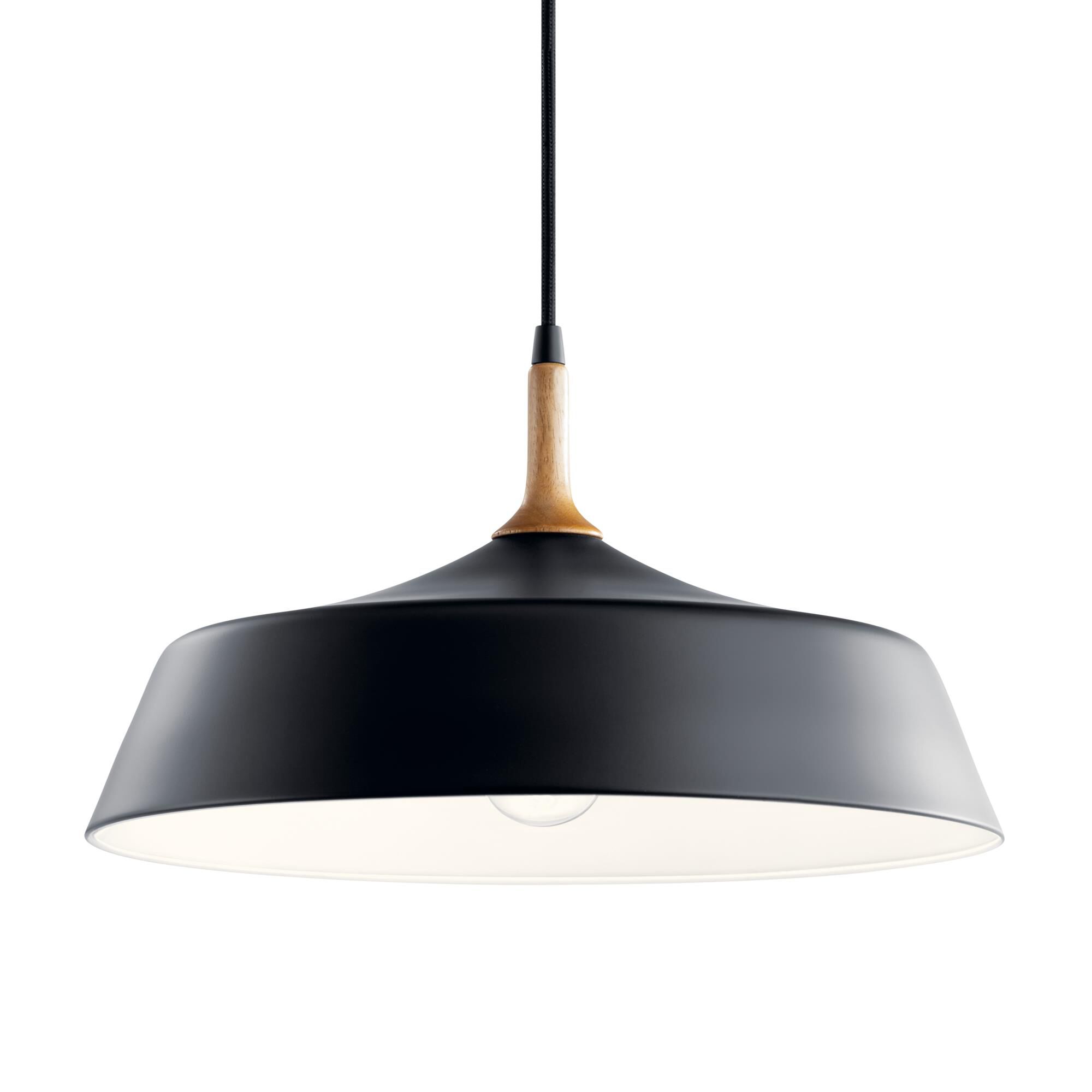 Shown in Black finish