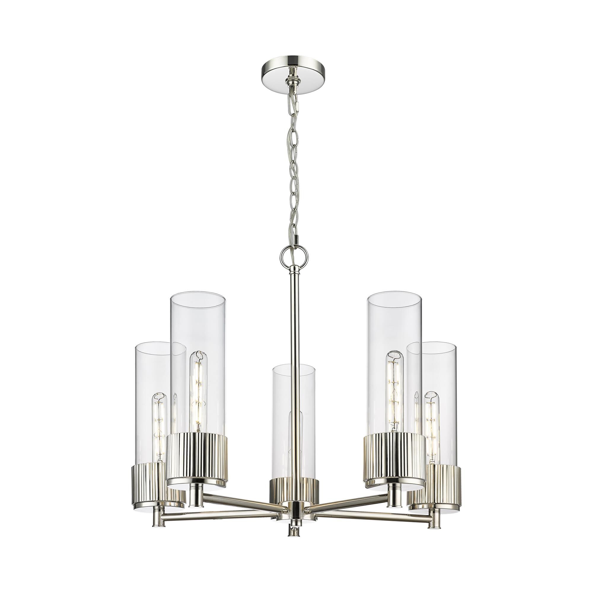 Bruno Marashlian Bolivar 25 Inch 5 Light Chandelier by Innovations Lighting