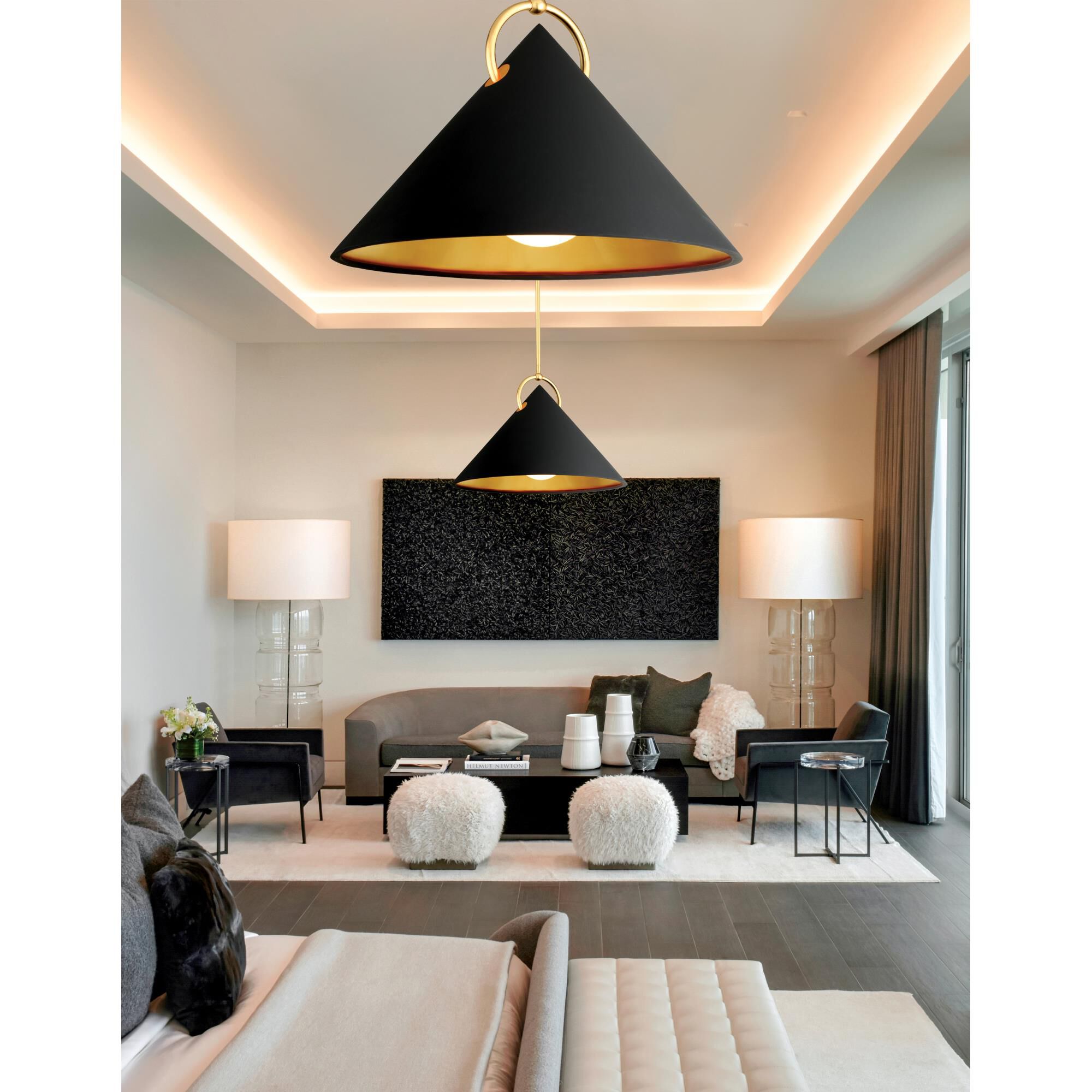 Charm 38 Inch Large Pendant by Corbett Lighting