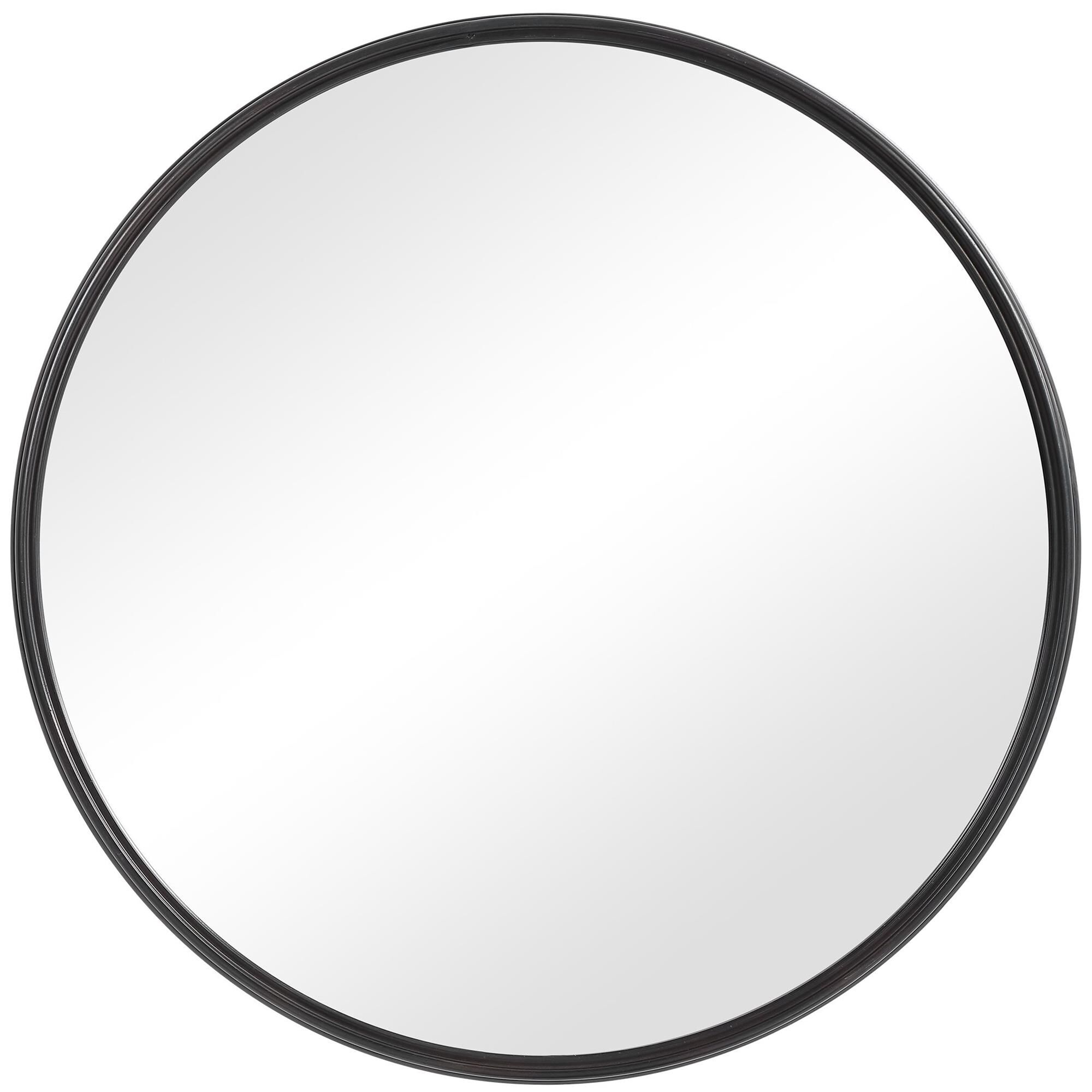Uttermost Belham Round Iron Mirror Decorative Mirrors by Uttermost