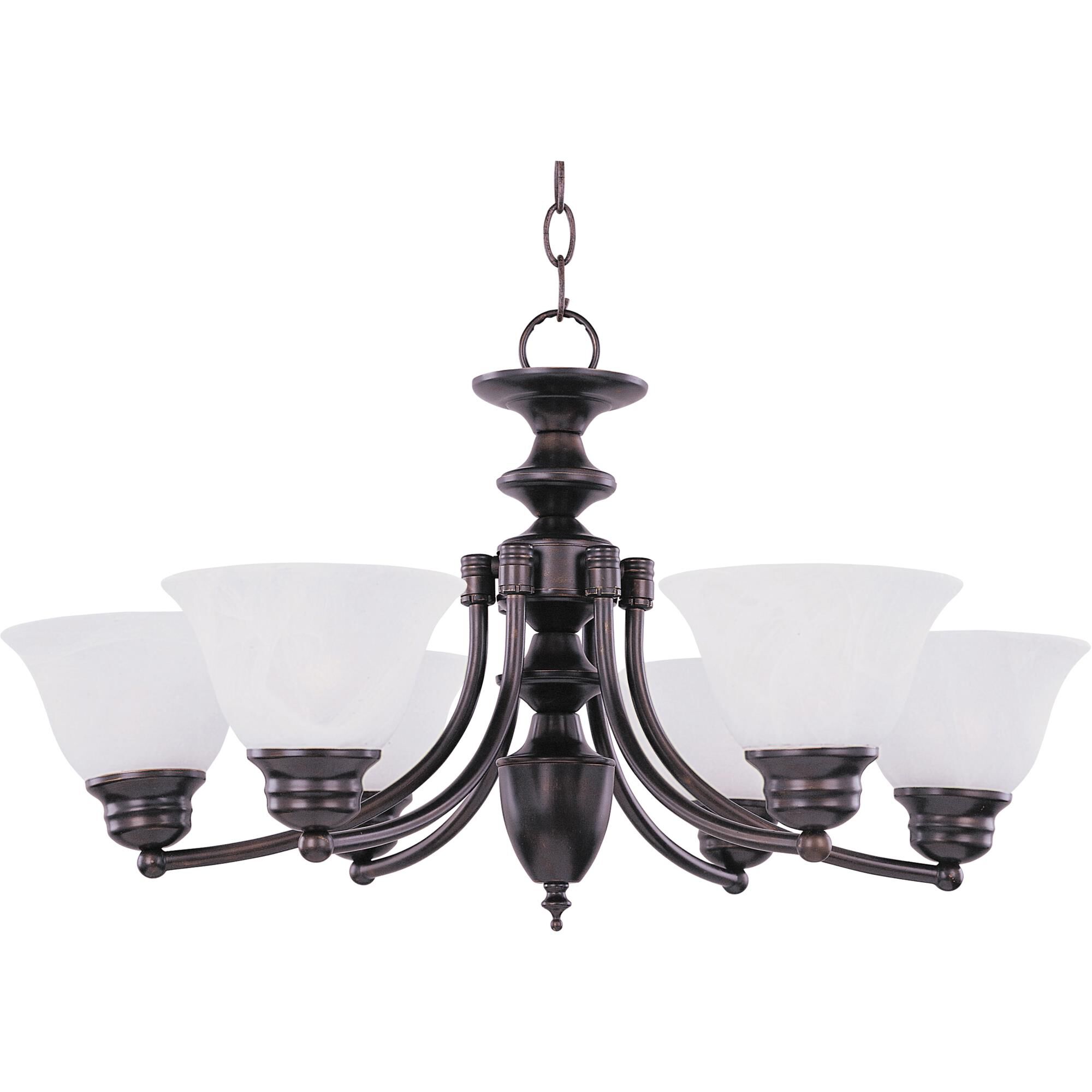 Shown in Oil Rubbed Bronze finish and Marble glass