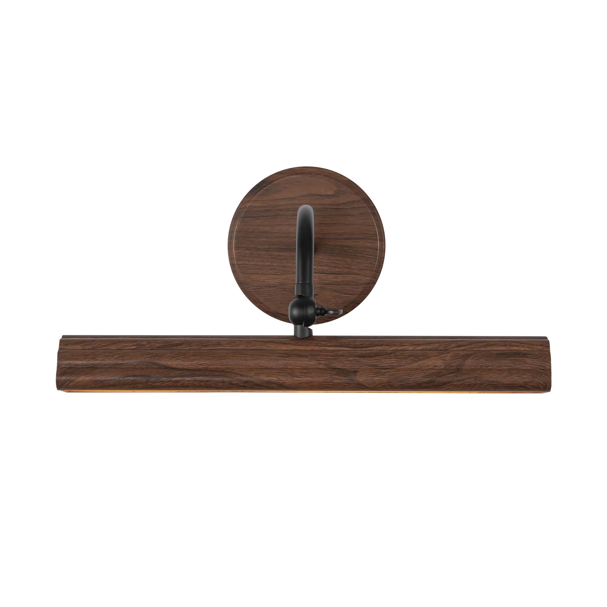 Shown in Walnut finish and Frosted Acrylic Diffuser glass and Aluminum shade