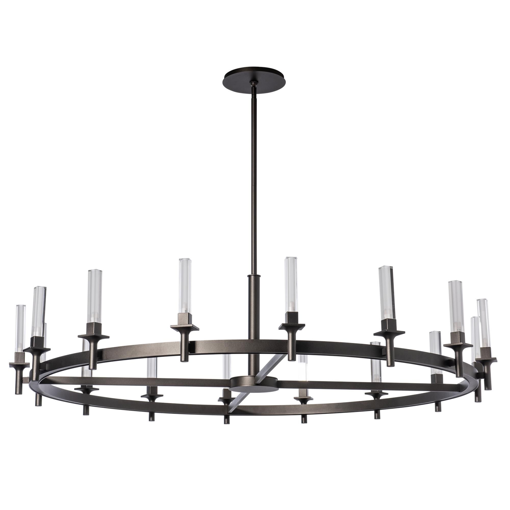 Shown in Oil Rubbed Bronze finish and Frosted shade