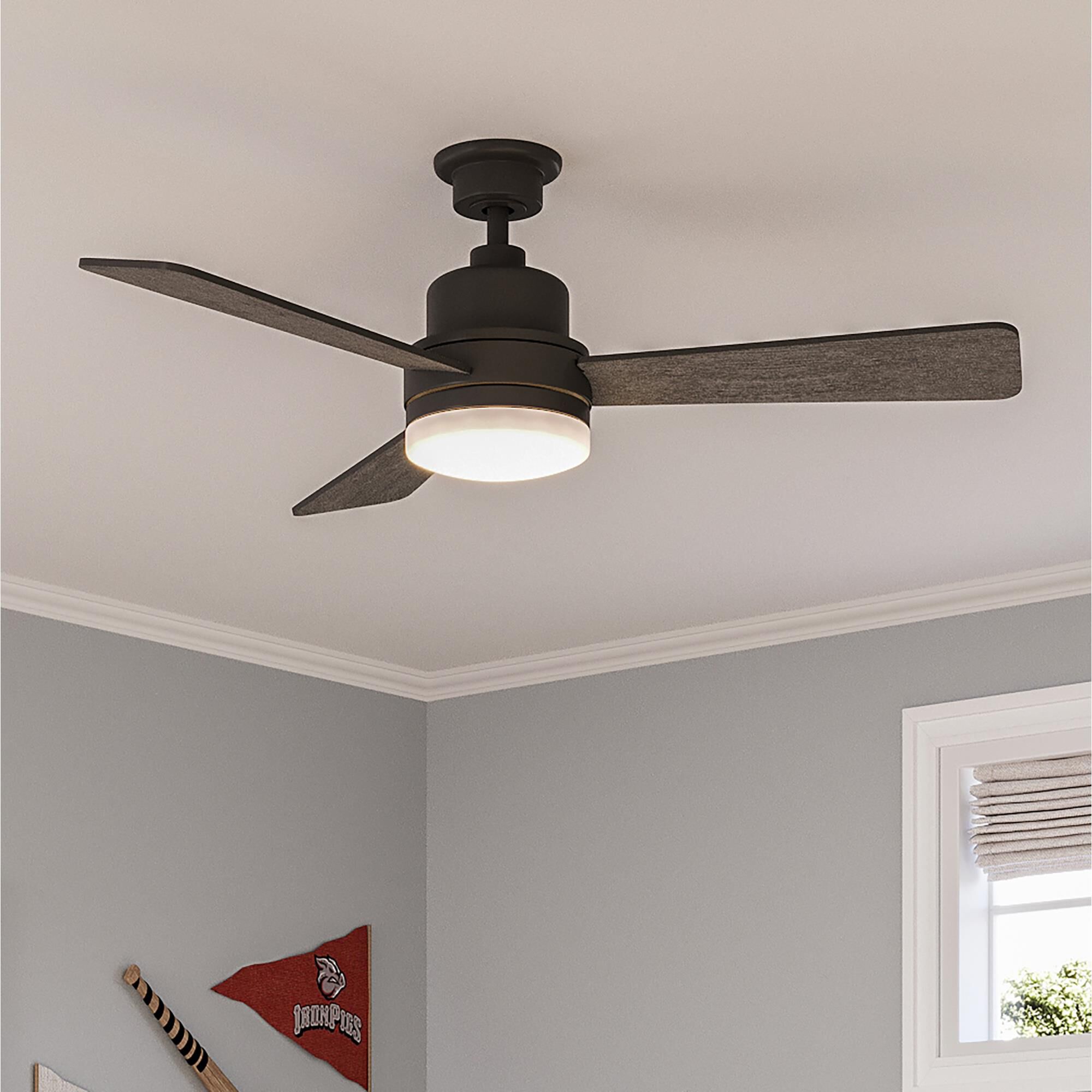Trevina 52 Inch Ceiling Fan with Light Kit by Progress Lighting