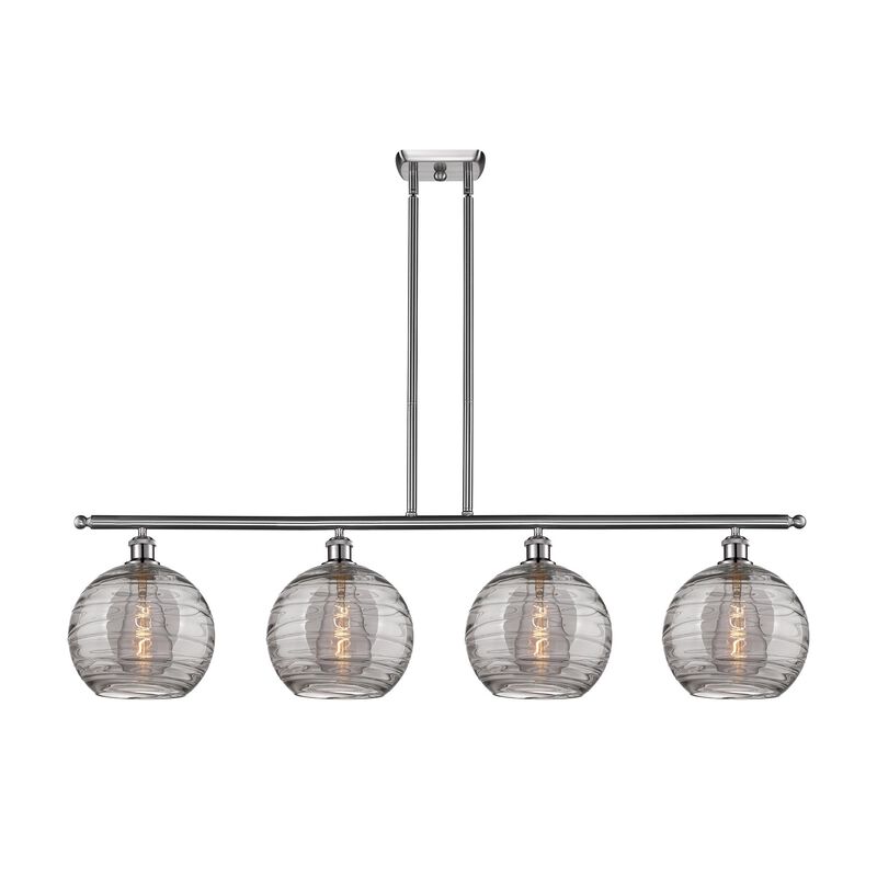 Bruno Marashlian Athens Deco Swirl 48 Inch Linear Suspension Light by Innovations Lighting
