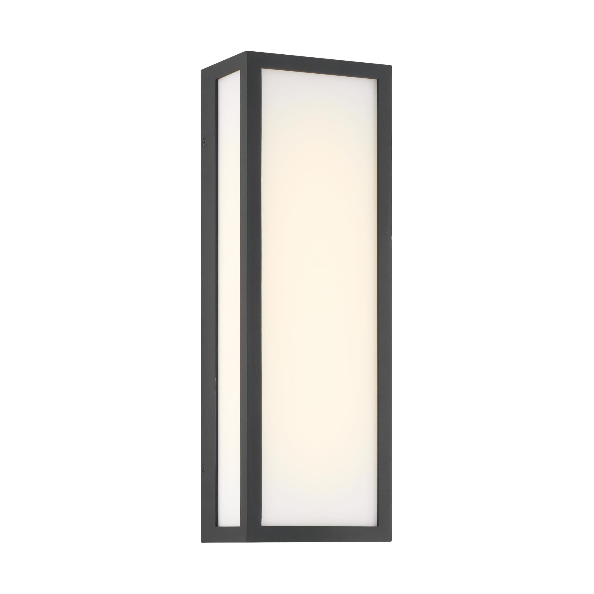 Shown in Sand Coal finish and White glass and Etched Glass shade