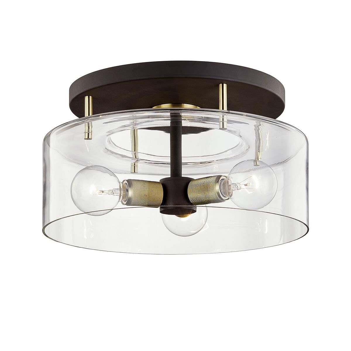 Bergamot Station 17 Inch Semi Flush Mount by Troy Lighting