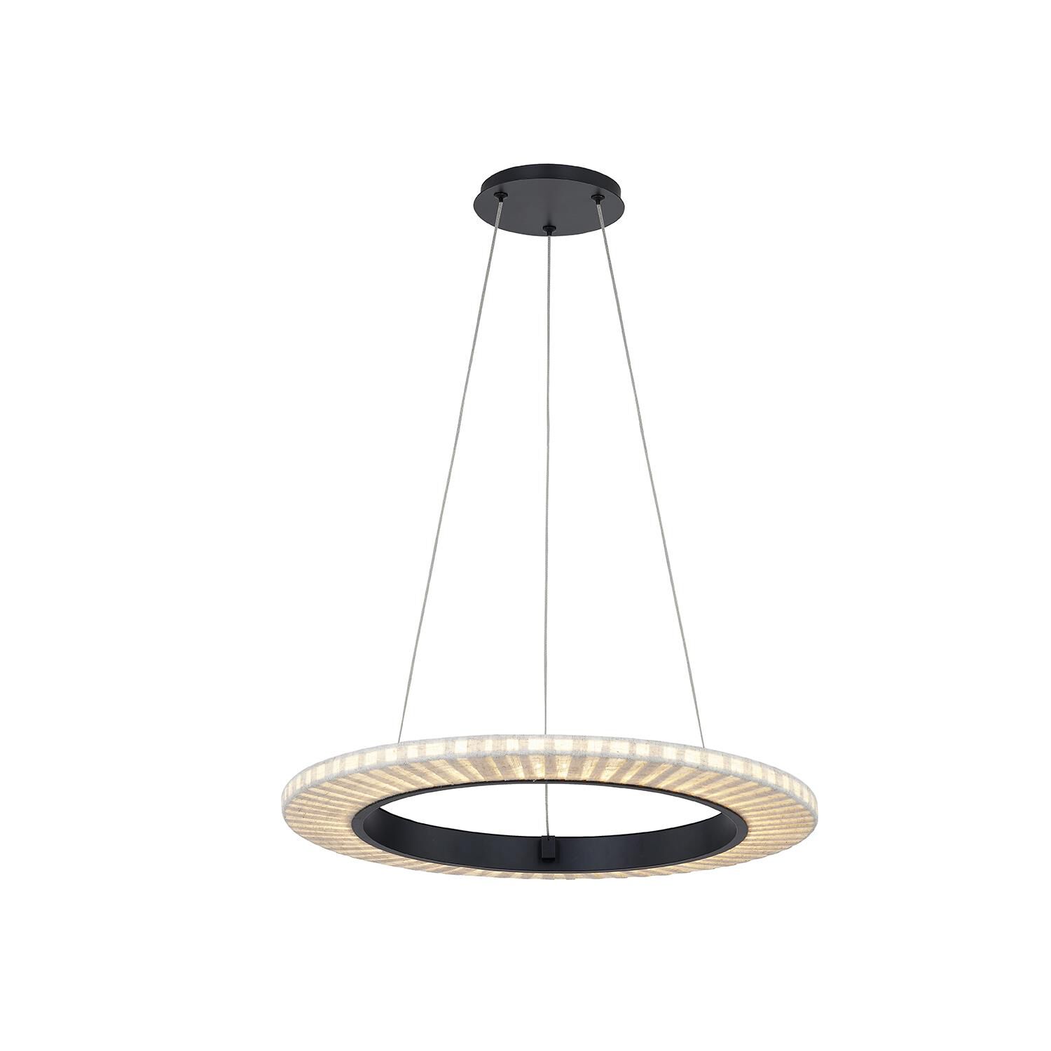 Textile 18 Inch Chandelier by Justice Design Group
