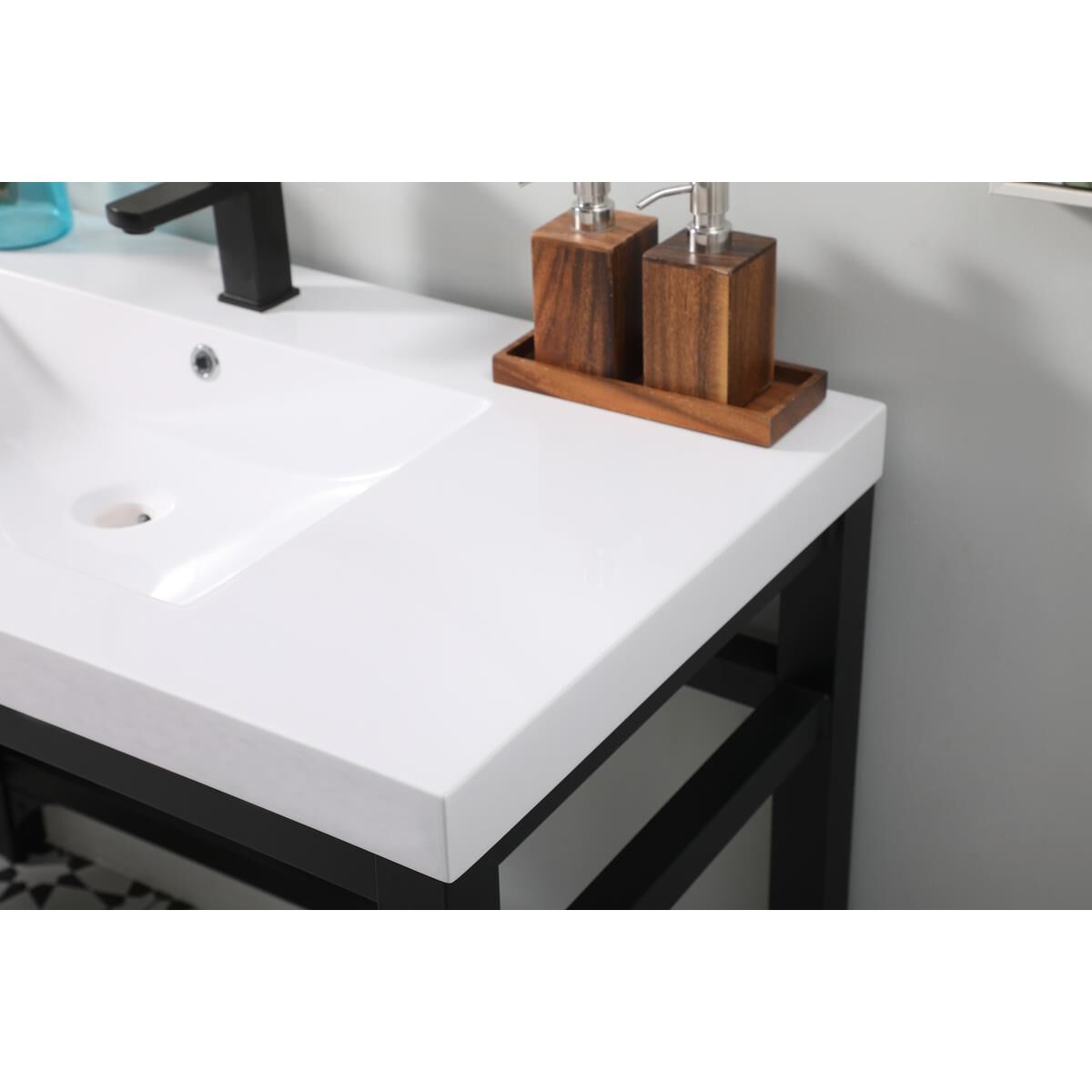 Shown in Black finish