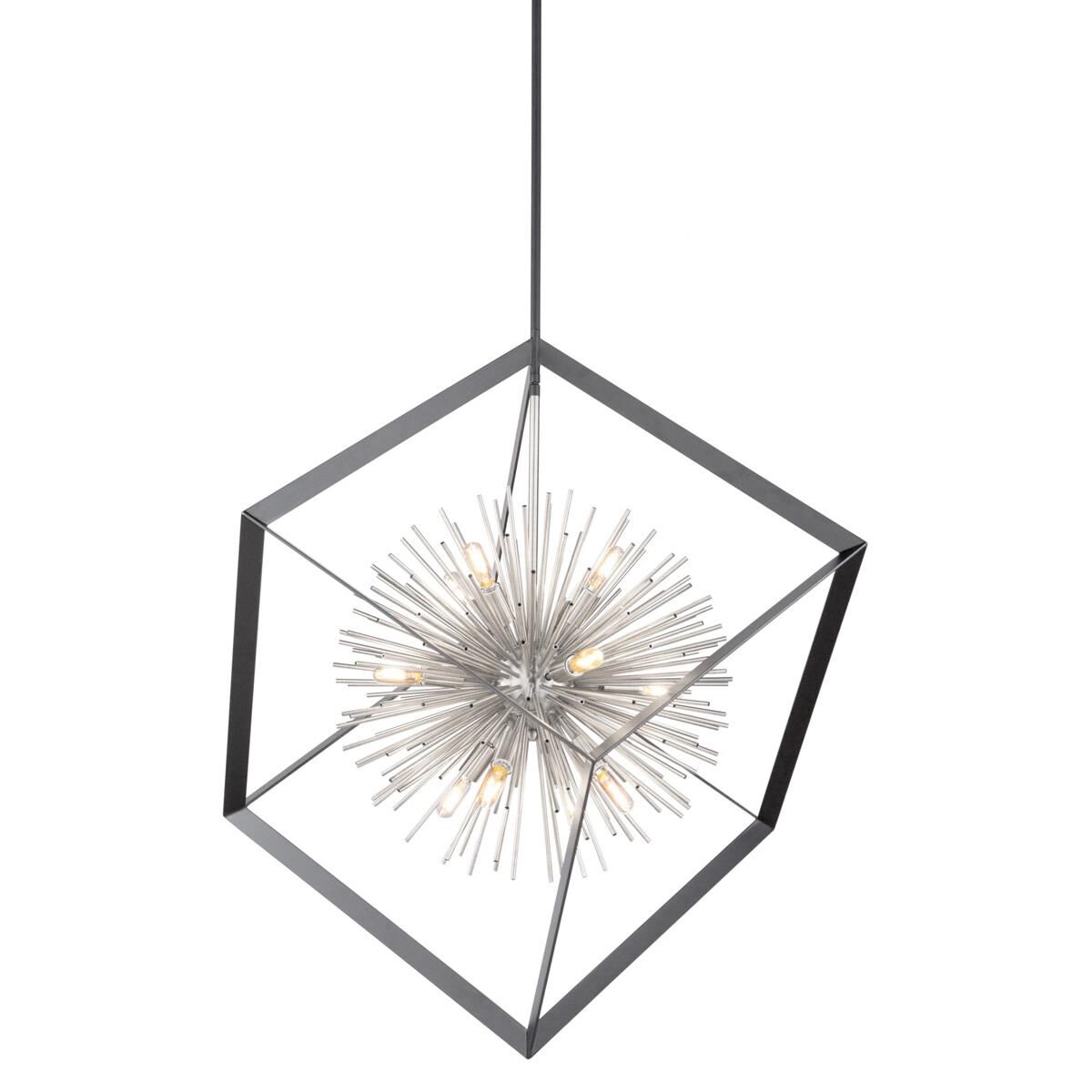Sunburst 37 Inch Cage Pendant by Artcraft