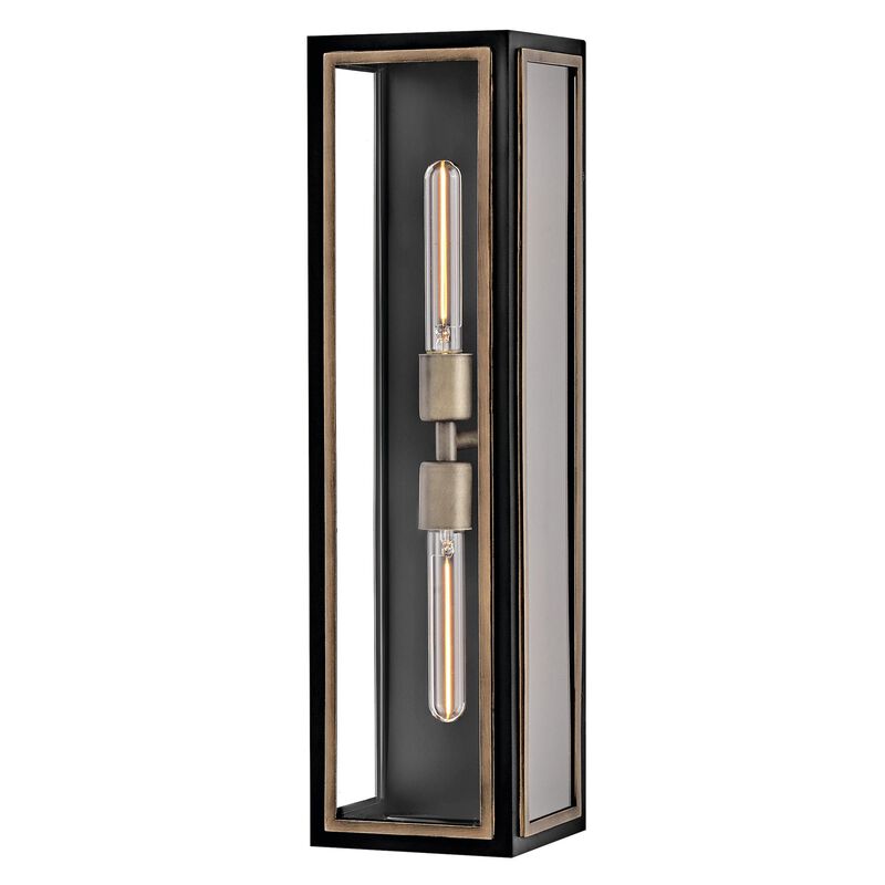 Shaw 24 Inch Tall 2 Light Outdoor Wall Light by Hinkley Lighting