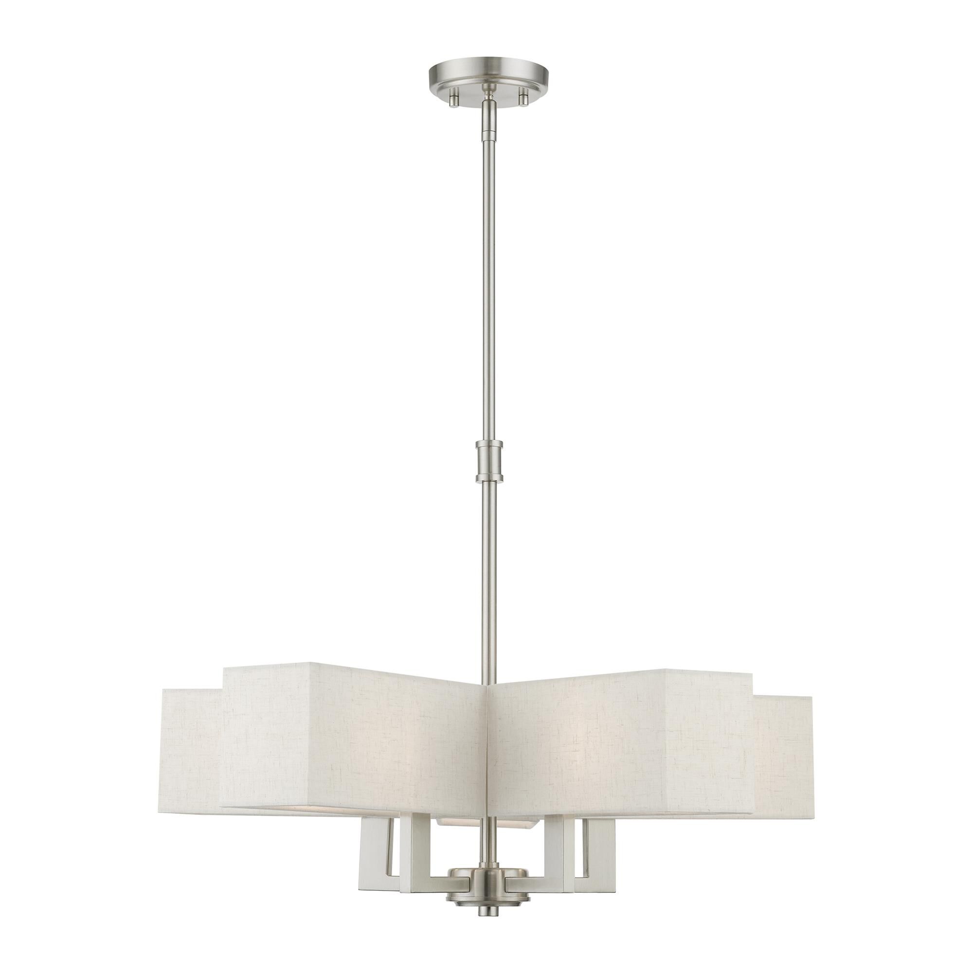 Rubix 24 Inch 5 Light Chandelier by Livex Lighting