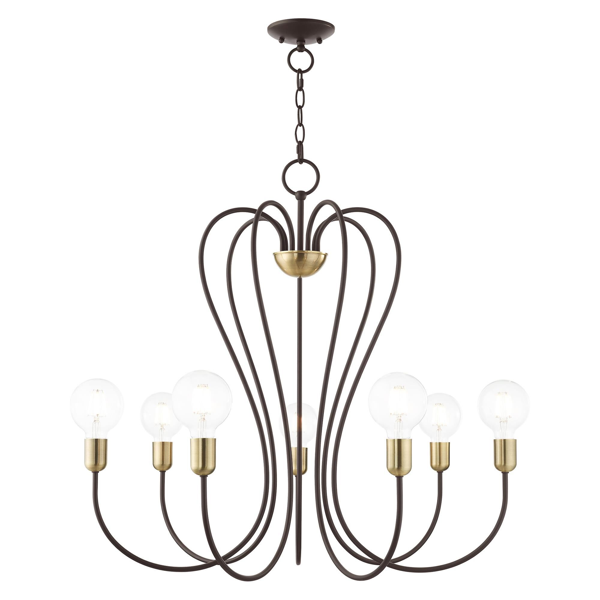 Lucerne 7 Light Chandelier by Livex Lighting
