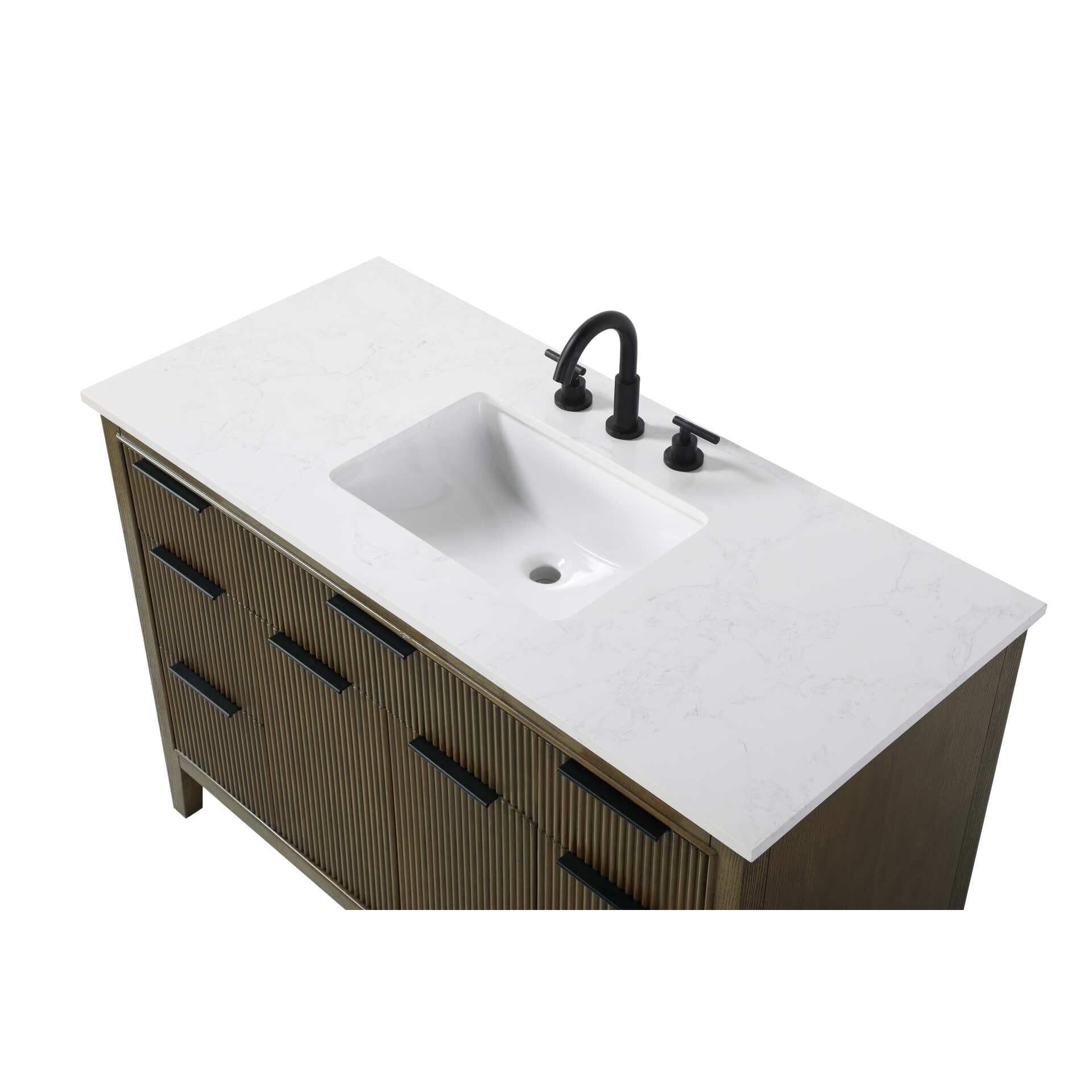 Langston 48 Inch Bath Vanity by Elegant Decor