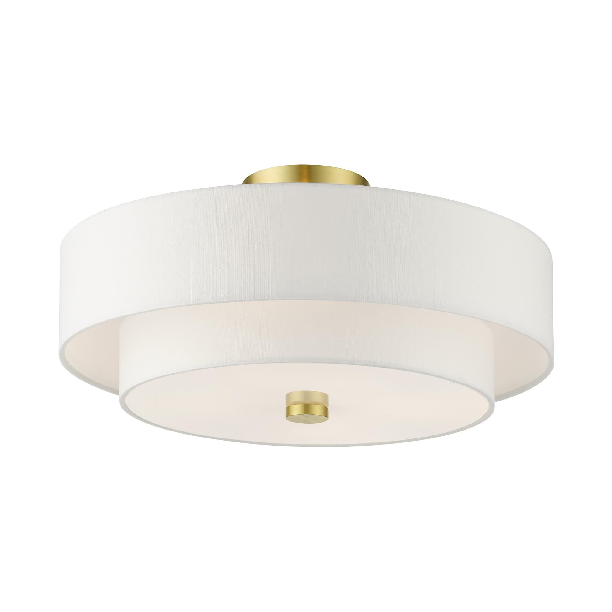 Meridian Semi Flush Mount by Livex Lighting