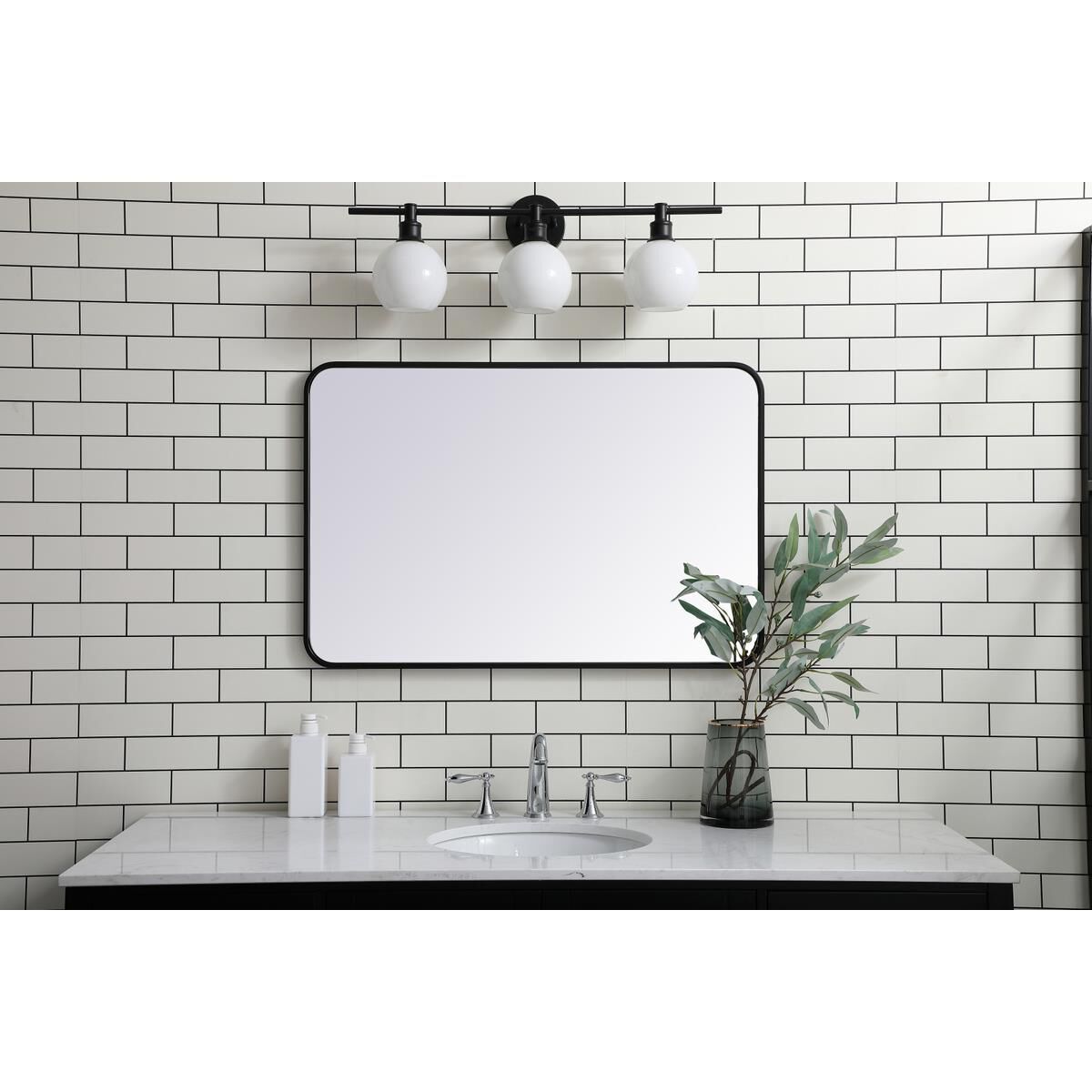 Shown in Black finish