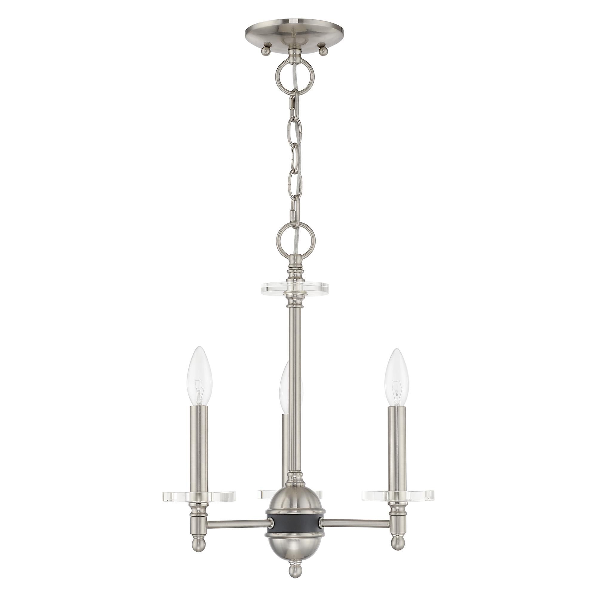 Bancroft 3 Light Mini Chandelier by Livex Lighting