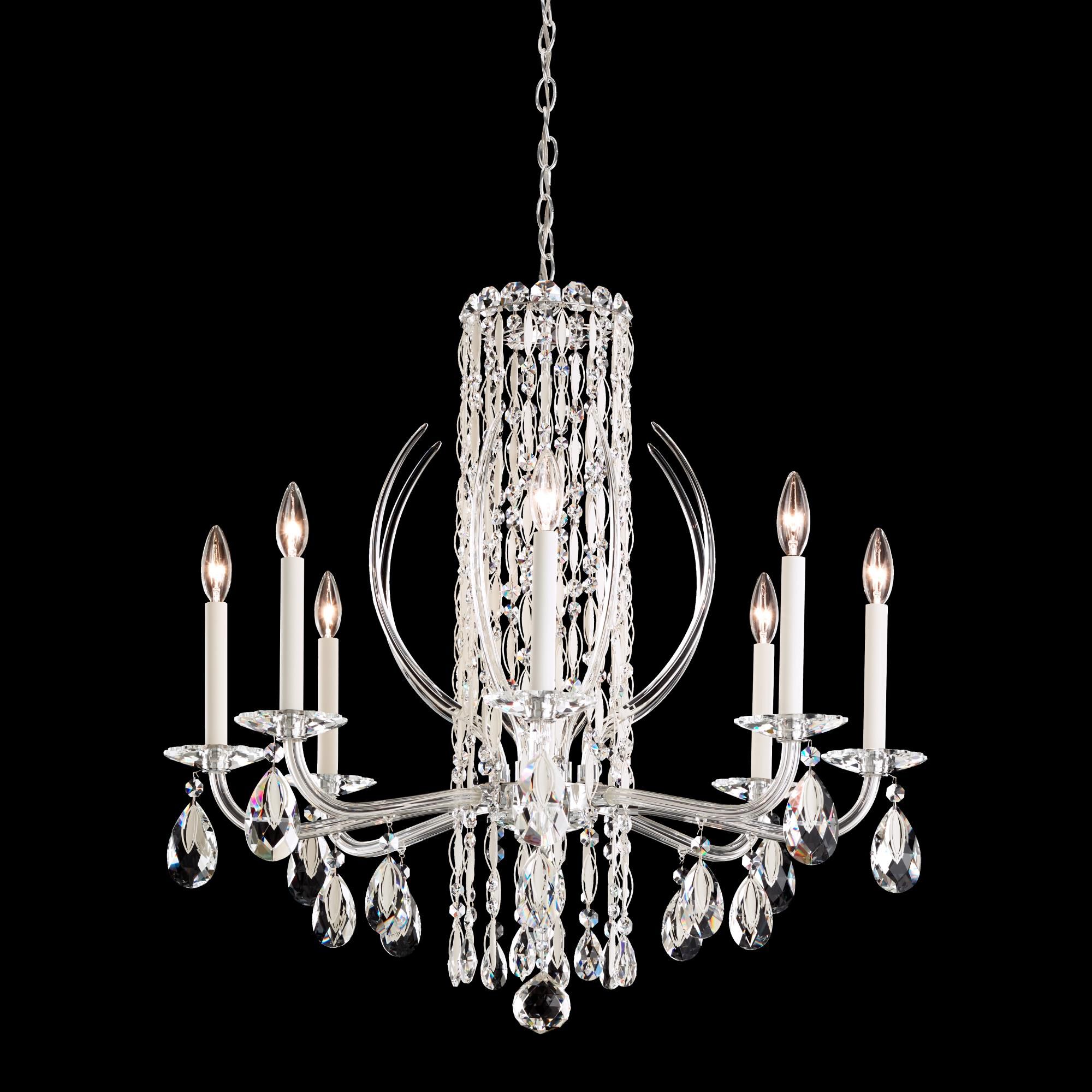 Sarella 30 Inch 8 Light Chandelier by Schonbek