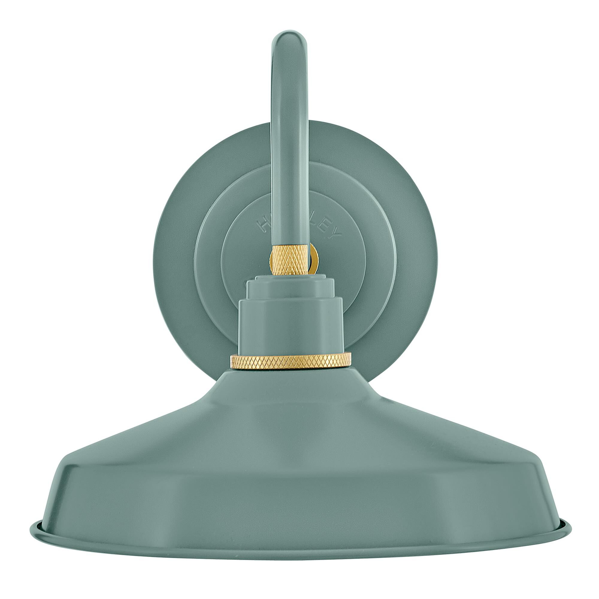 Shown in Sage Green with Brass Accents finish