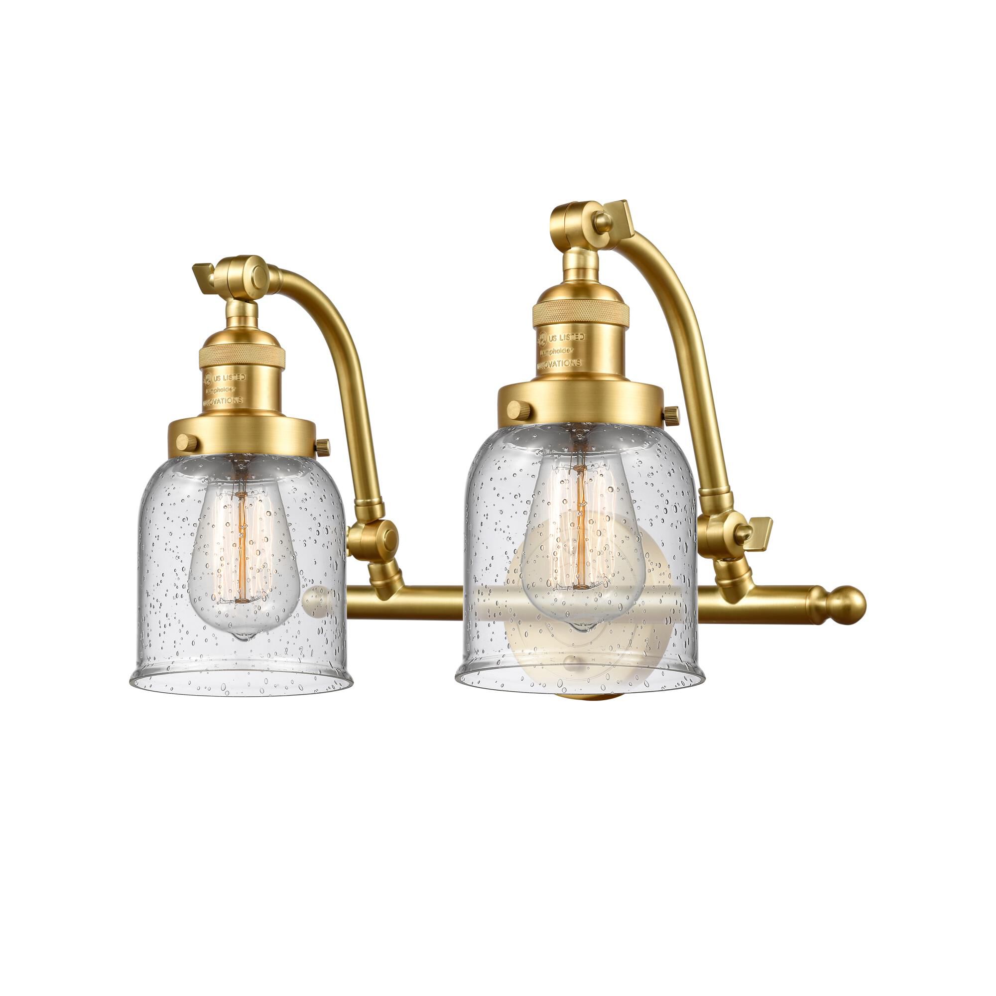 Bruno Marashlian Small Bell 18 Inch 2 Light Bath Vanity Light by Innovations Lighting