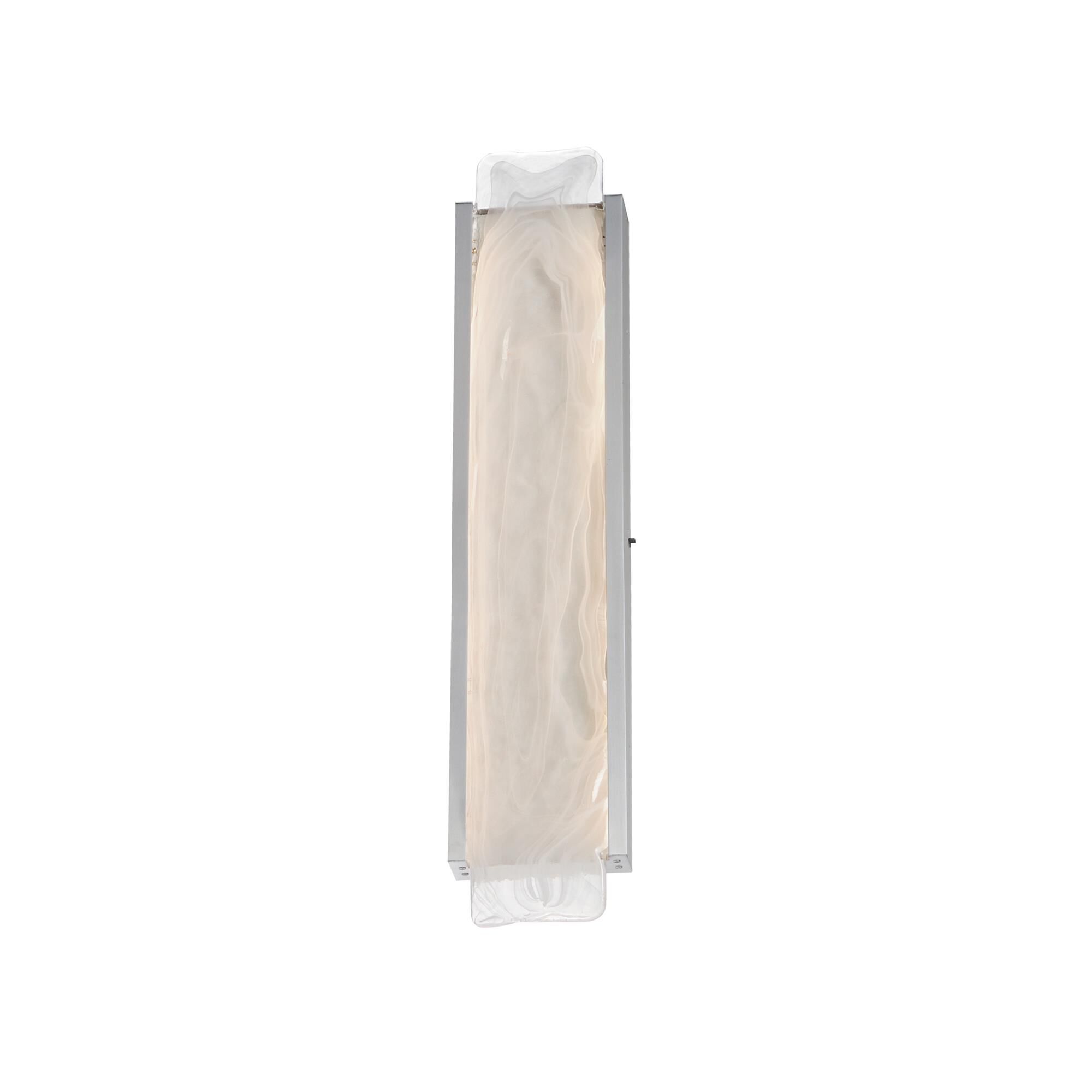 Shown in Satin Nickel finish and White Spiral glass