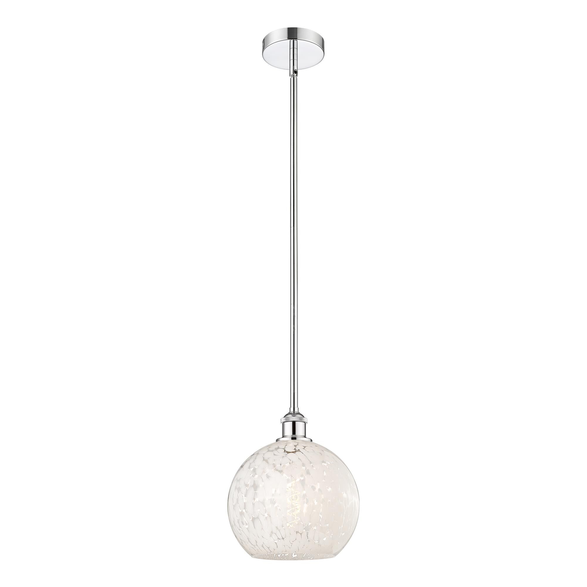 Bruno Marashlian White Mouchette Mini Pendant by Innovations Lighting