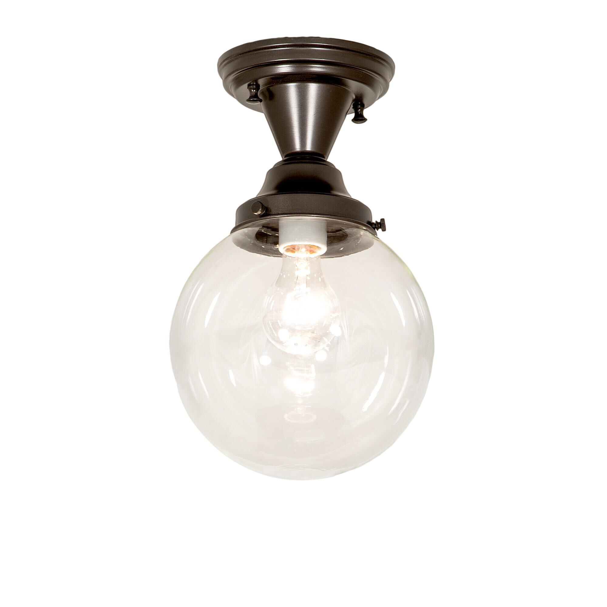 Revival 8 Inch 1 Light Semi Flush Mount by Meyda Lighting