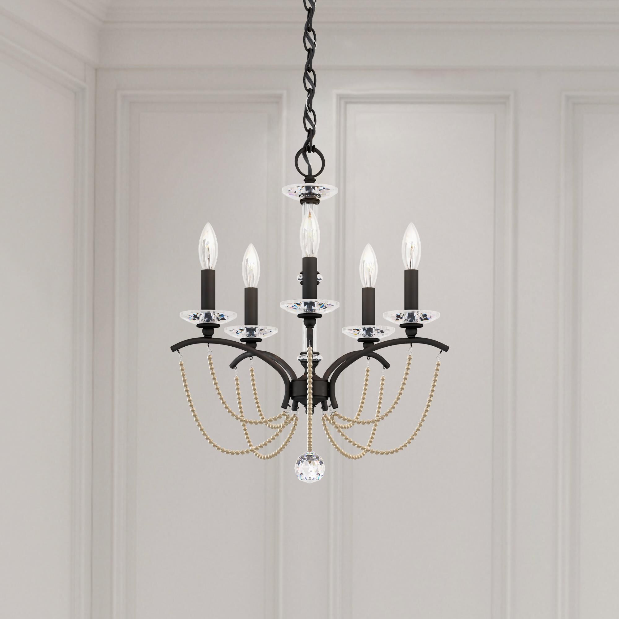 Priscilla 5 Light Mini Chandelier by Schonbek